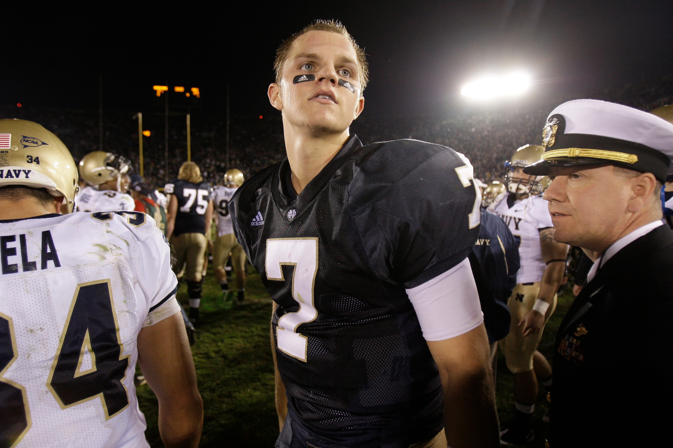 Jimmy Clausen had big goals at Notre Dame that never reached fruition. Jimmy Clausen had big goals at Notre Dame that never reached fruition.
