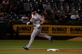 Derek Fisher is one of many prospects the Houston Astros can move for a starting pitcher.