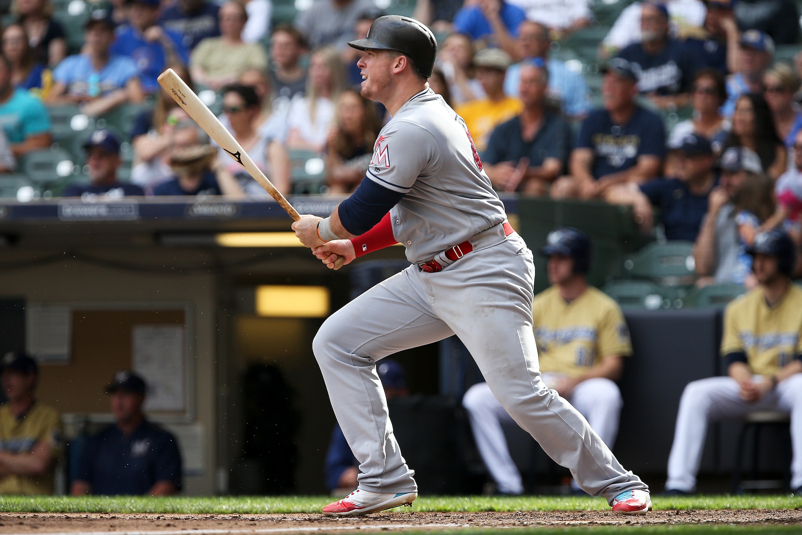 The New York Yankees are reportedly interested in Miami Marlins first baseman Justin Bour.