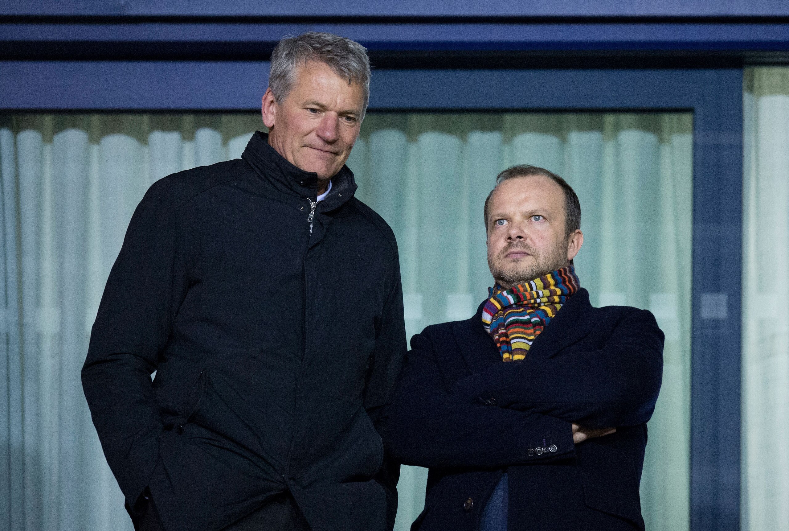 David Gill and his successor, Ed Woodward.