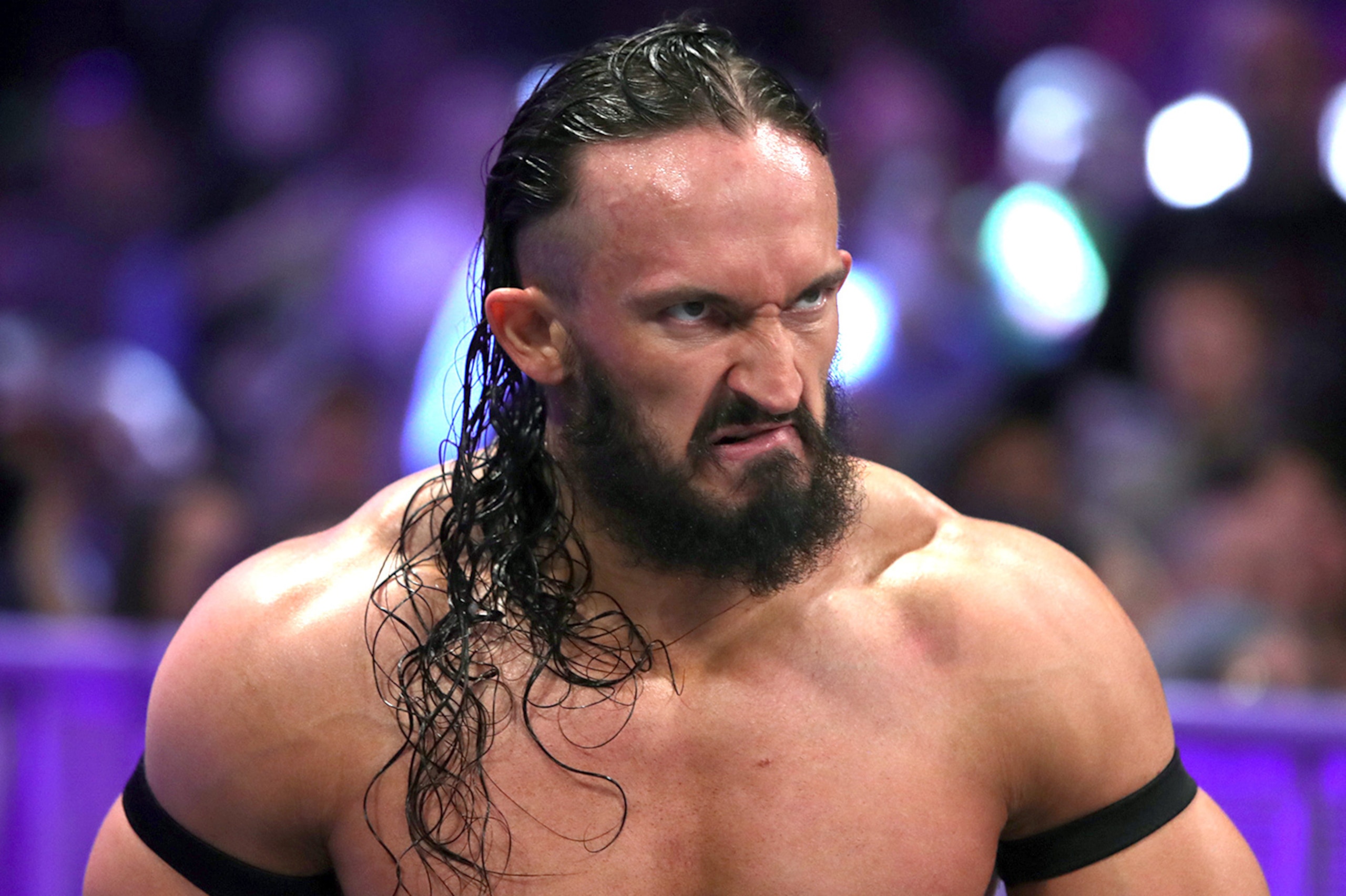 Neville with his trademark mean face.