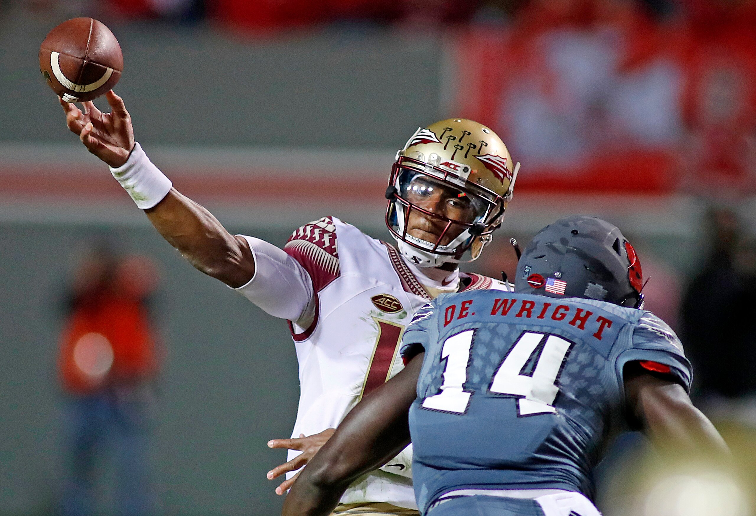 Will Florida State's offensive line be able to keep Deondre Francois from taking so many hits this year?