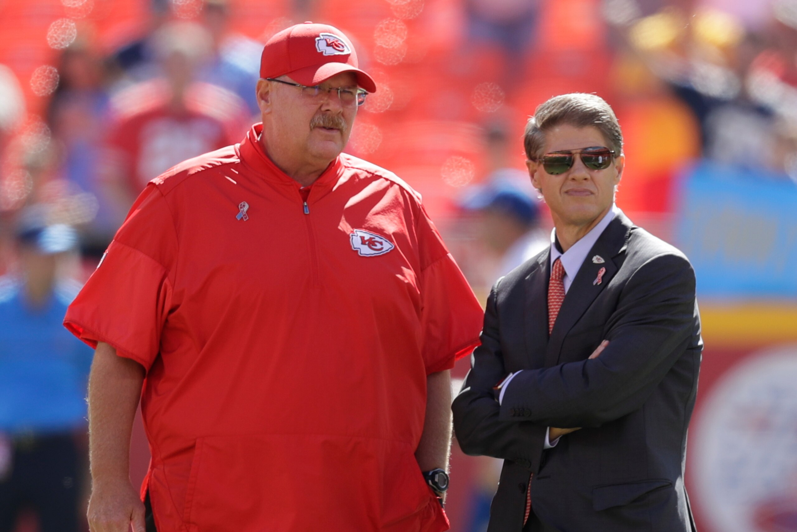 Andy Reid and Clark Hunt are trying to right the ship in KC.