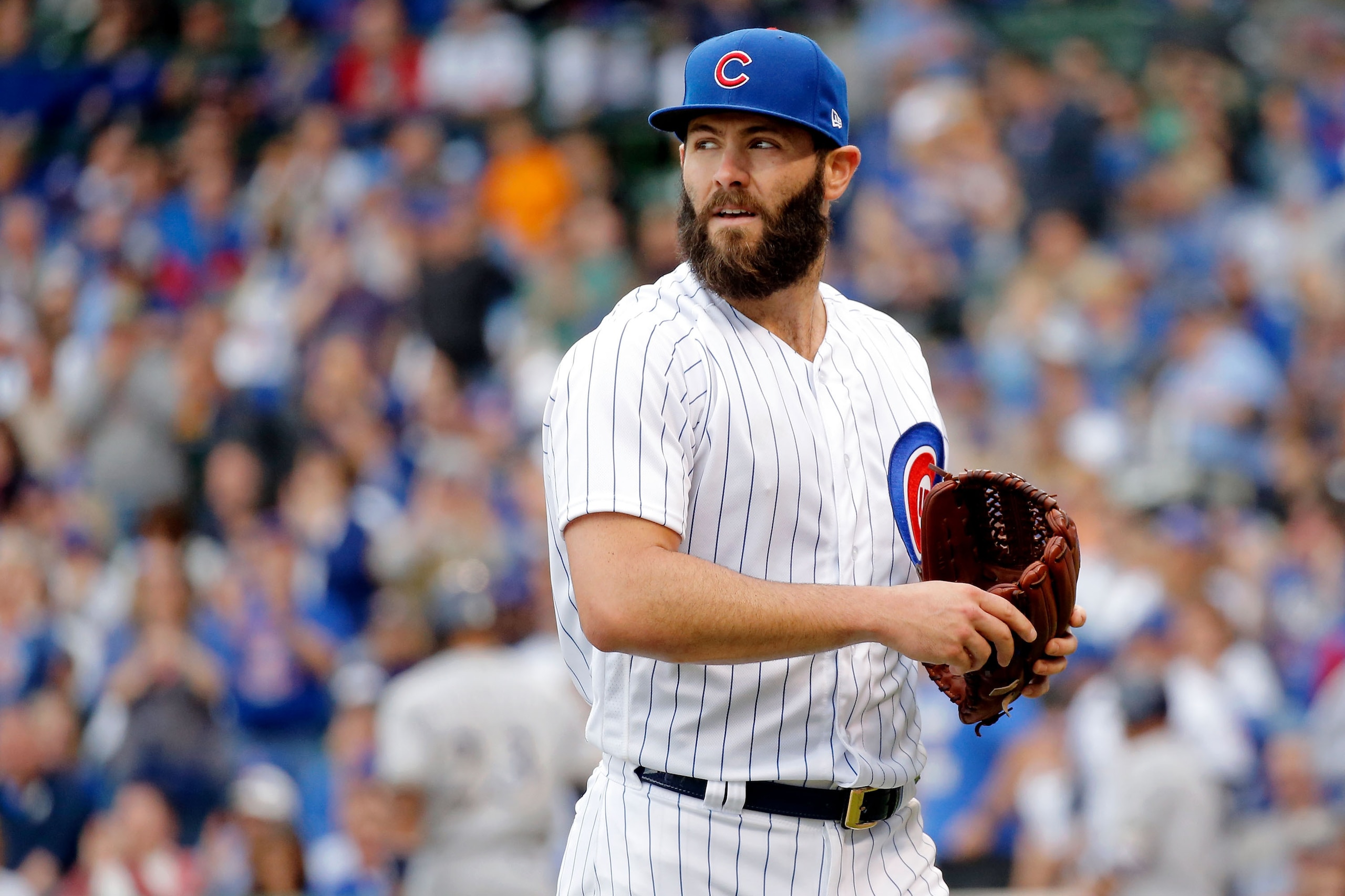 Chicago Cubs right-hander Jake Arrieta. Chicago Cubs right-hander Jake Arrieta.