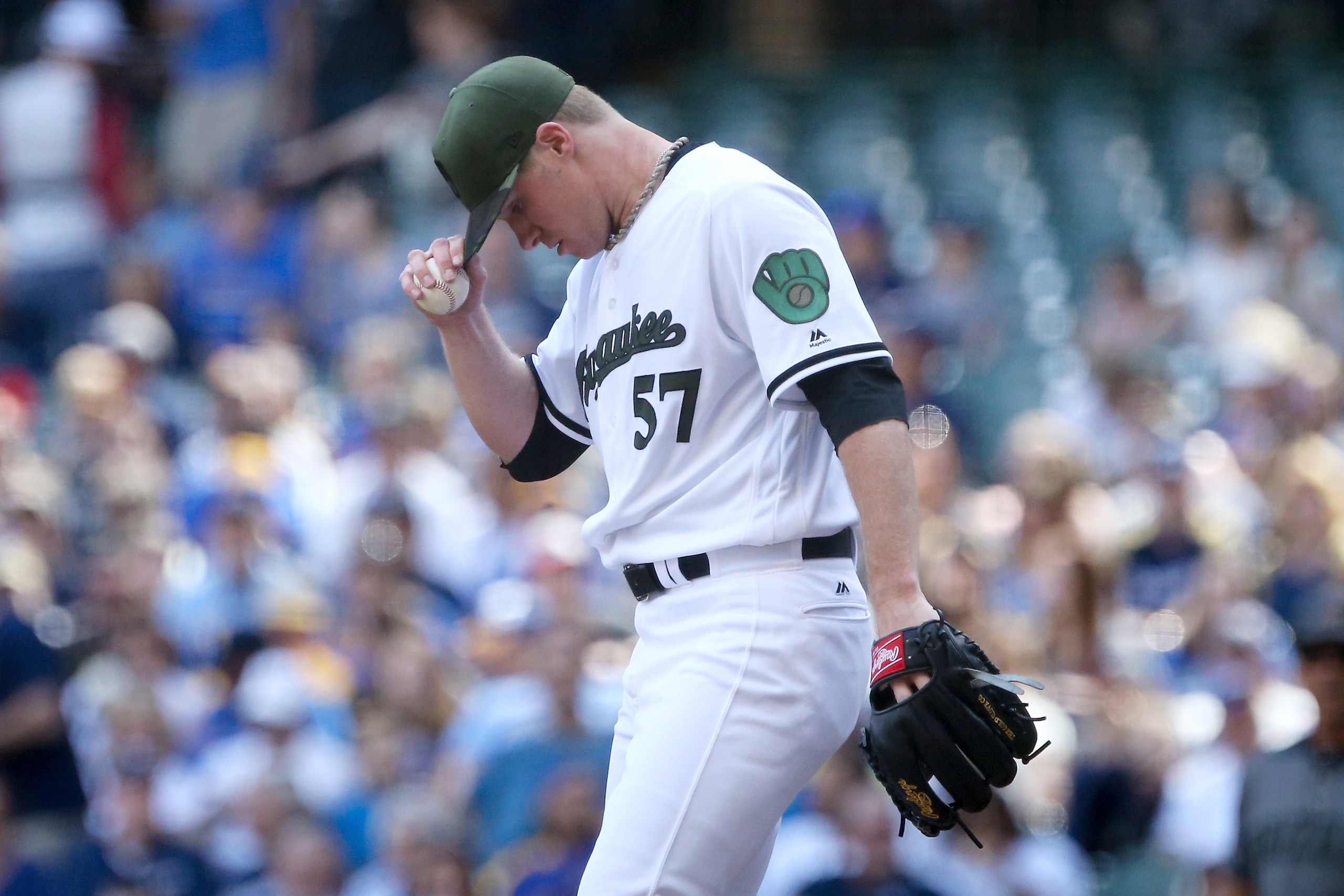 Right-hander Chase Anderson. Right-hander Chase Anderson.