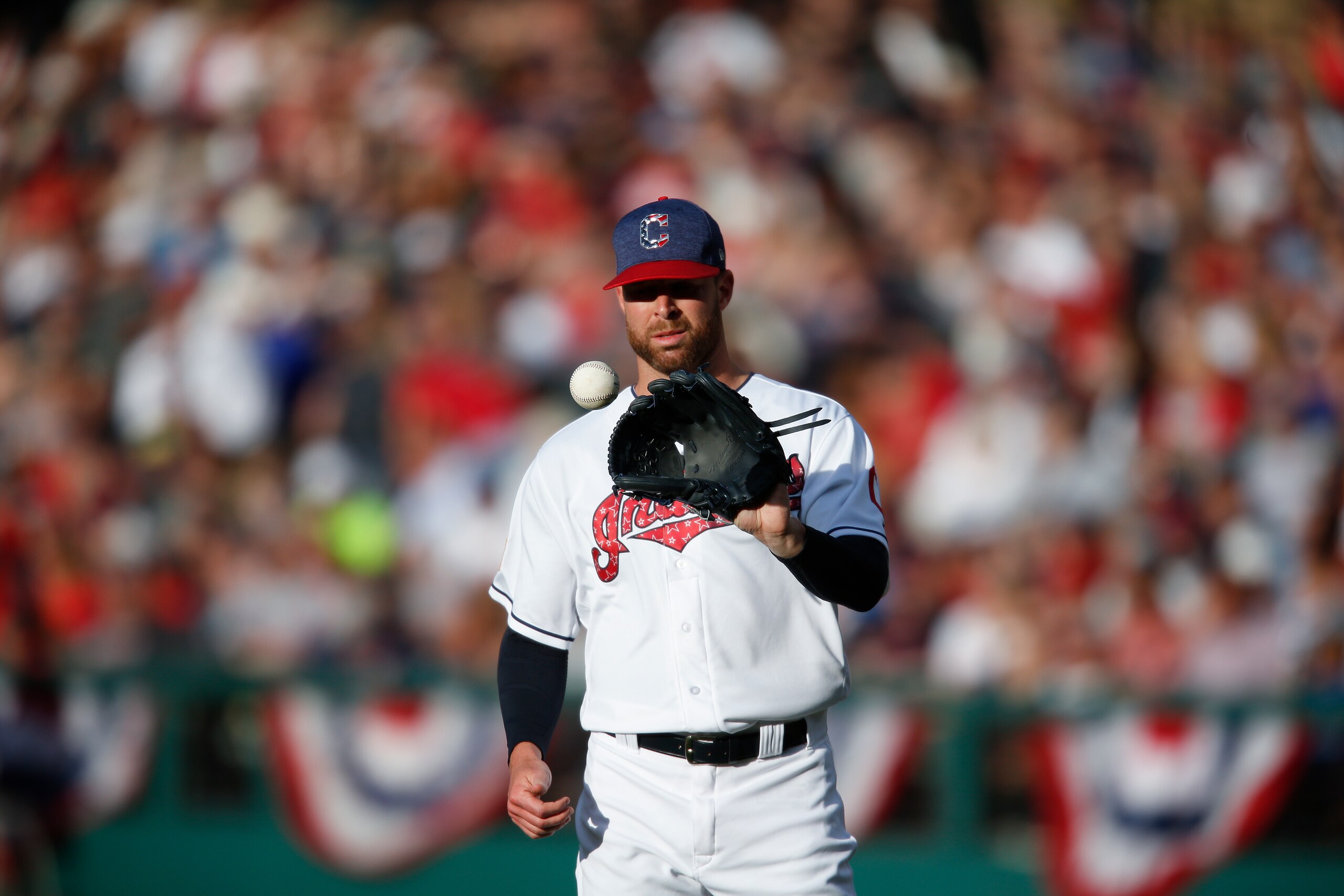 Right-hander Corey Kluber. Right-hander Corey Kluber.