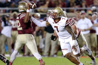 Boston College pass-rusher Harold Landry may just be the biggest unblockable player in college football.