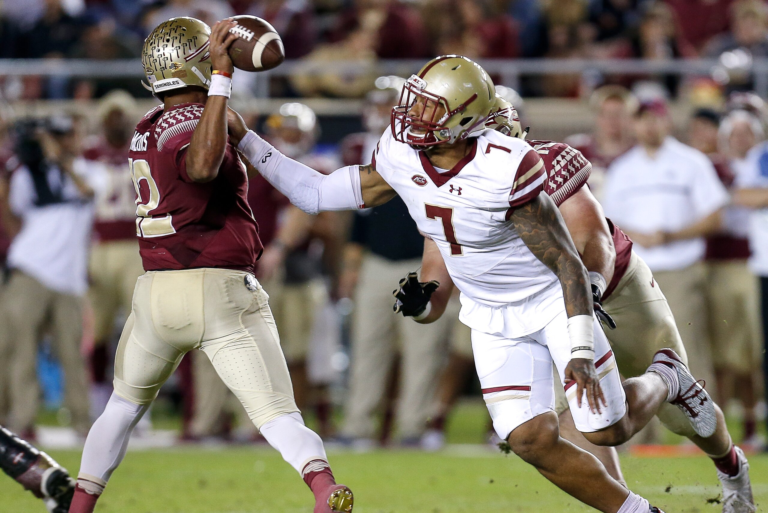 Boston College pass-rusher Harold Landry may just be the biggest unblockable player in college football.