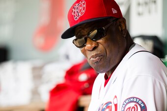 Manager Dusty Baker.