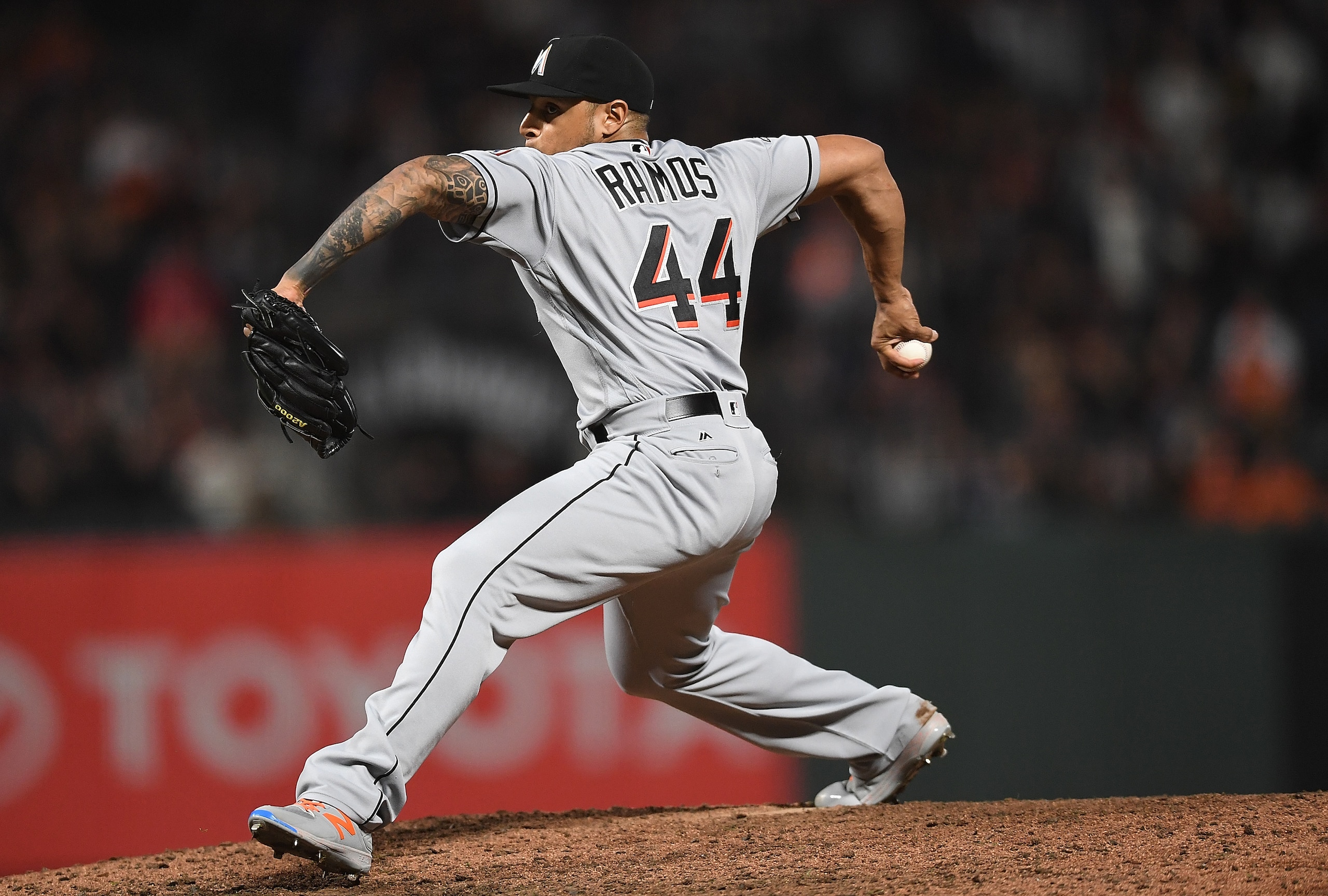 The Miami Marlins may move closer A.J. Ramos.