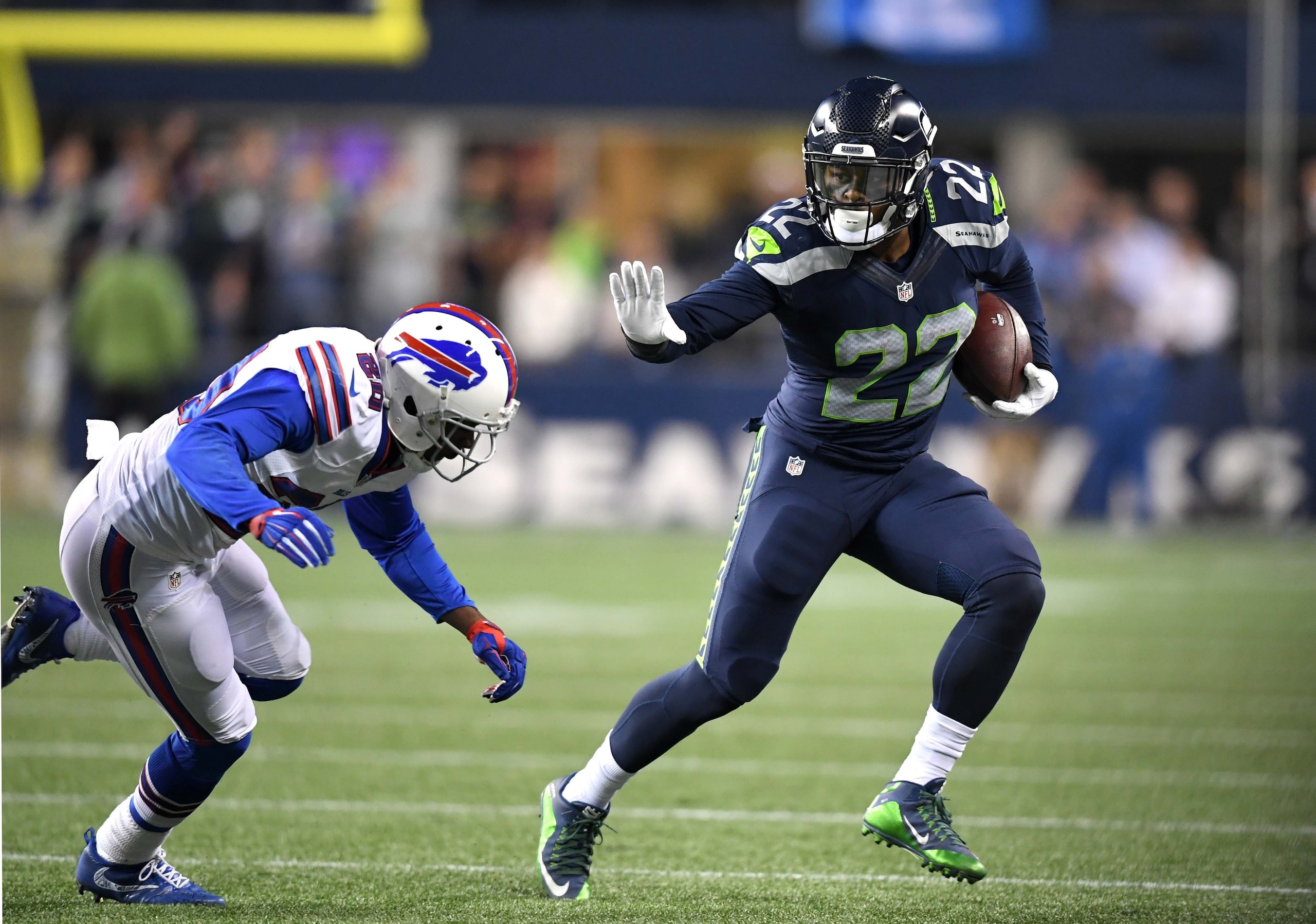 C.J. Prosise adds another dimension to the offense in Seattle.