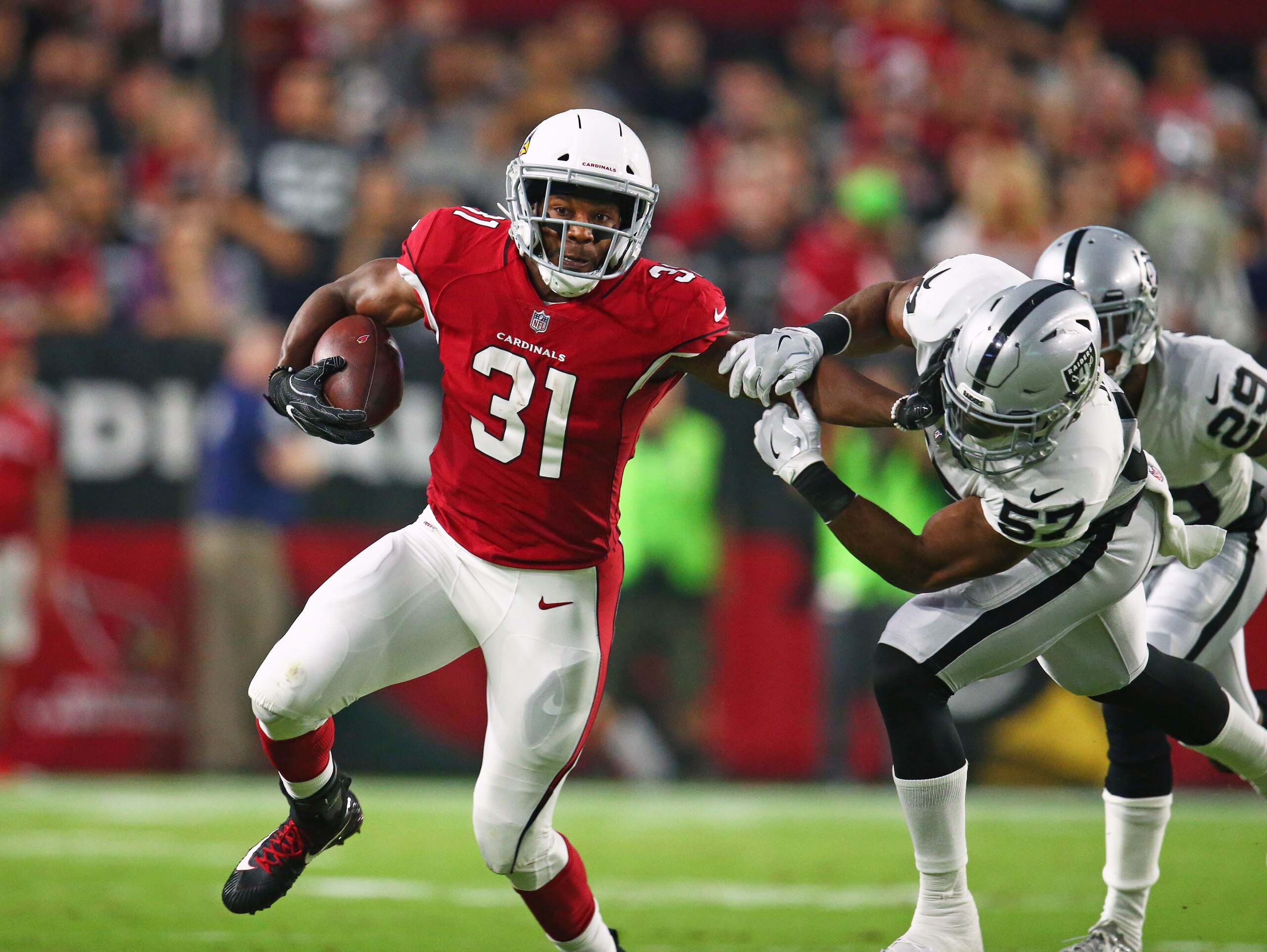 David Johnson remains the focal point of the Arizona Cardinals offense. David Johnson remains the focal point of the Arizona Cardinals offense.