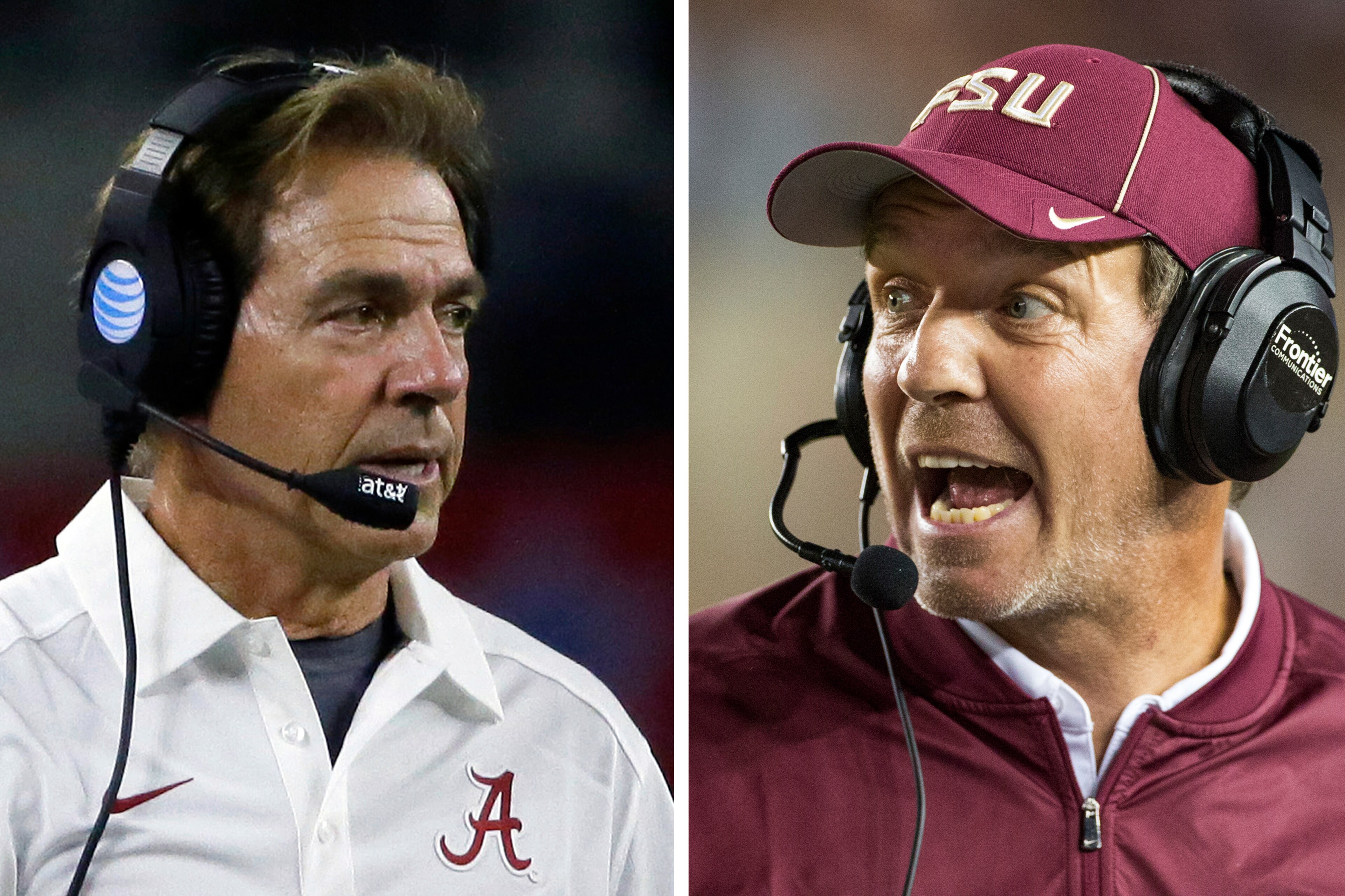 Nick Saban and Jimbo Fisher