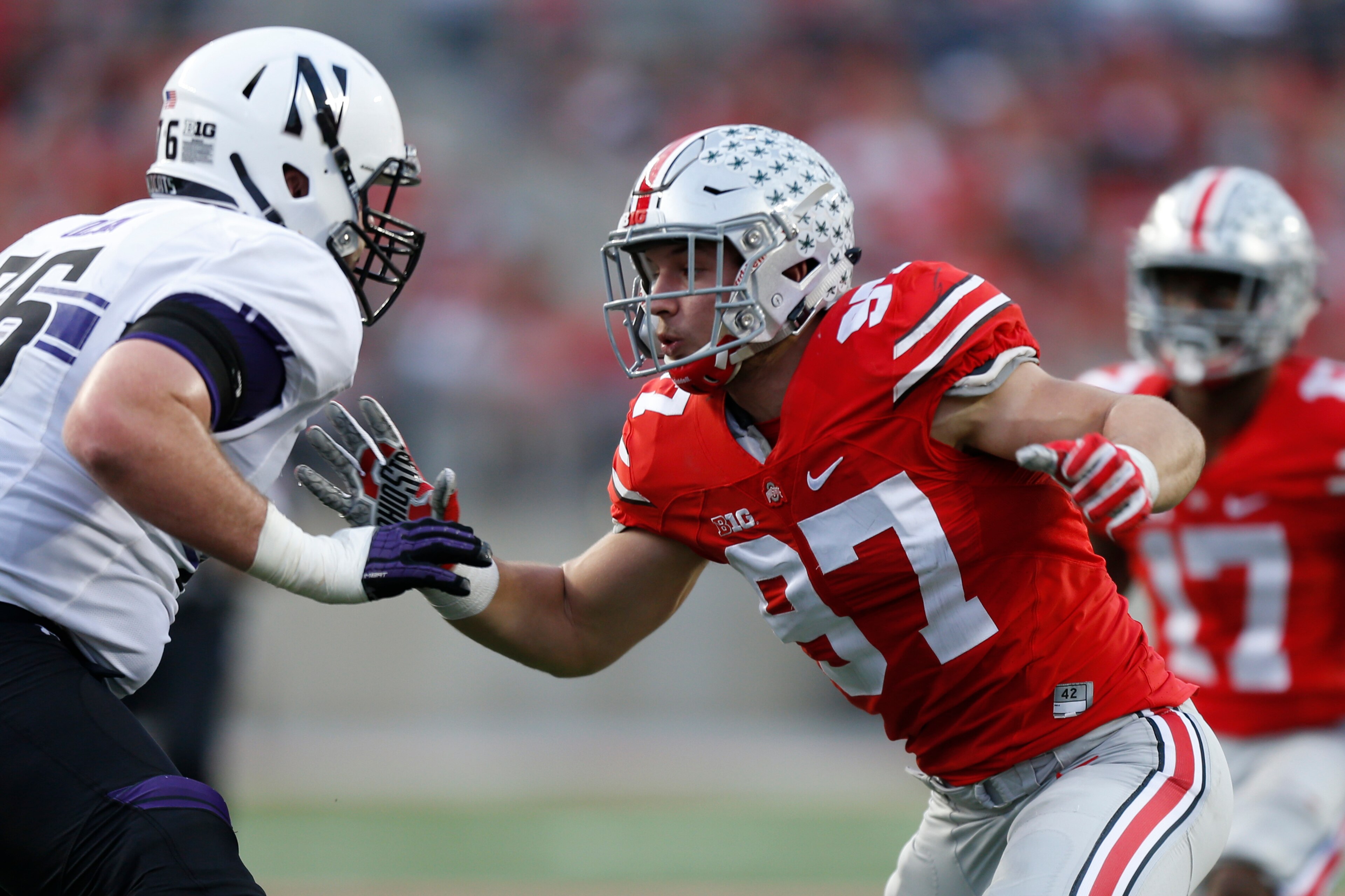 Ohio State's Nick Bosa might set the FBS record for sacks by a player who isn't a starter.