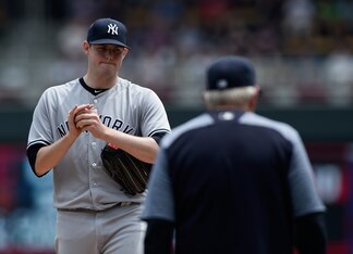 The Yankees sent down Jordan Montgomery after a strong start against the Cleveland Indians.