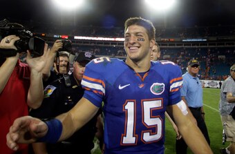 Tim Tebow was one of the greatest competitors to ever play college football, and he led Florida through some glory years.