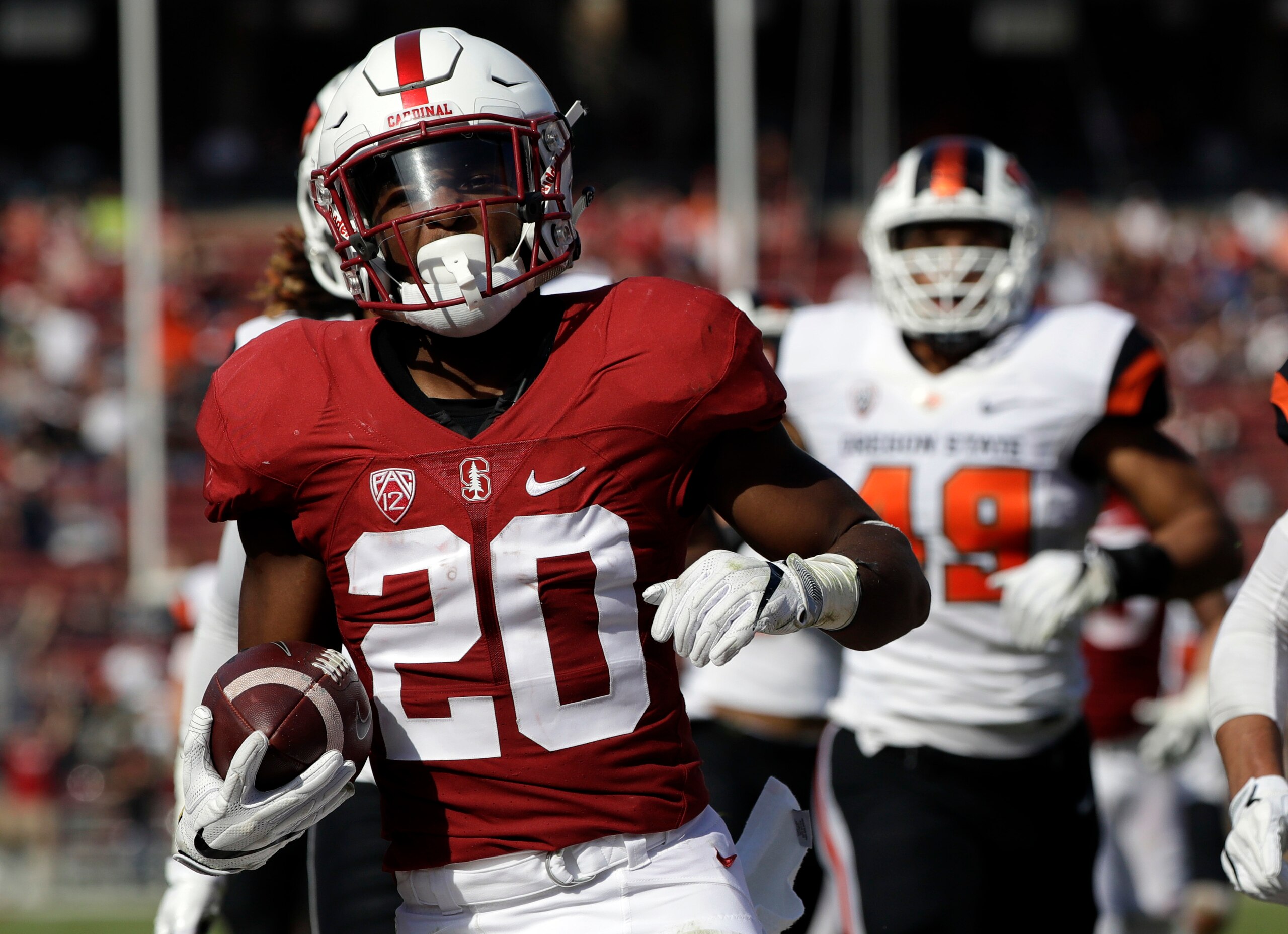 Bryce Love will lead Stanford's rush assault against Oregon State.