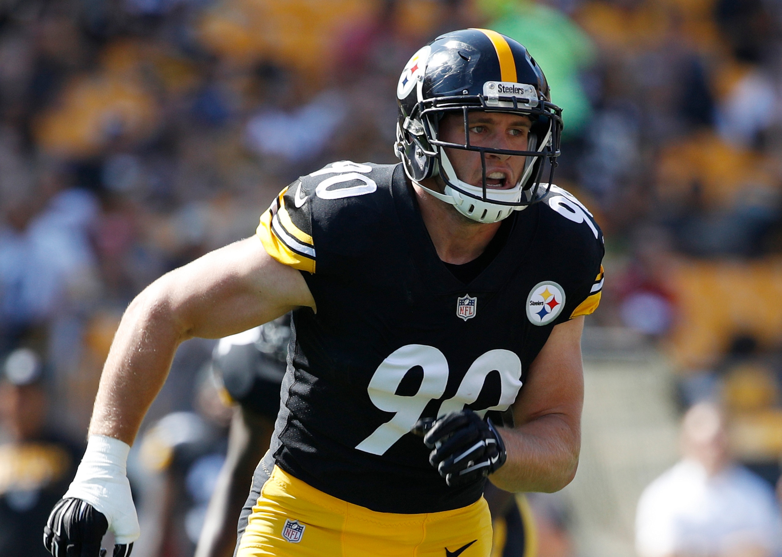T.J. Watt looks good.
