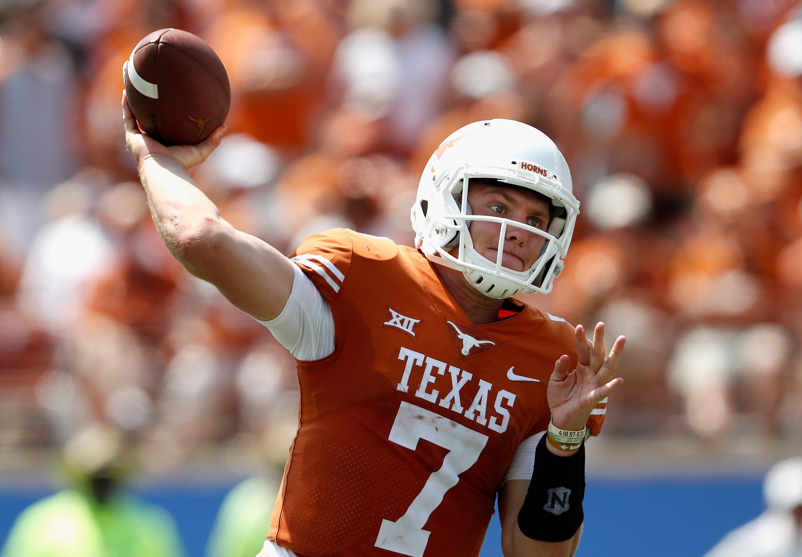 Shane Buechele had solid stats, but it was too little too late in a losing effort. Shane Buechele had solid stats, but it was too little too late in a losing effort.