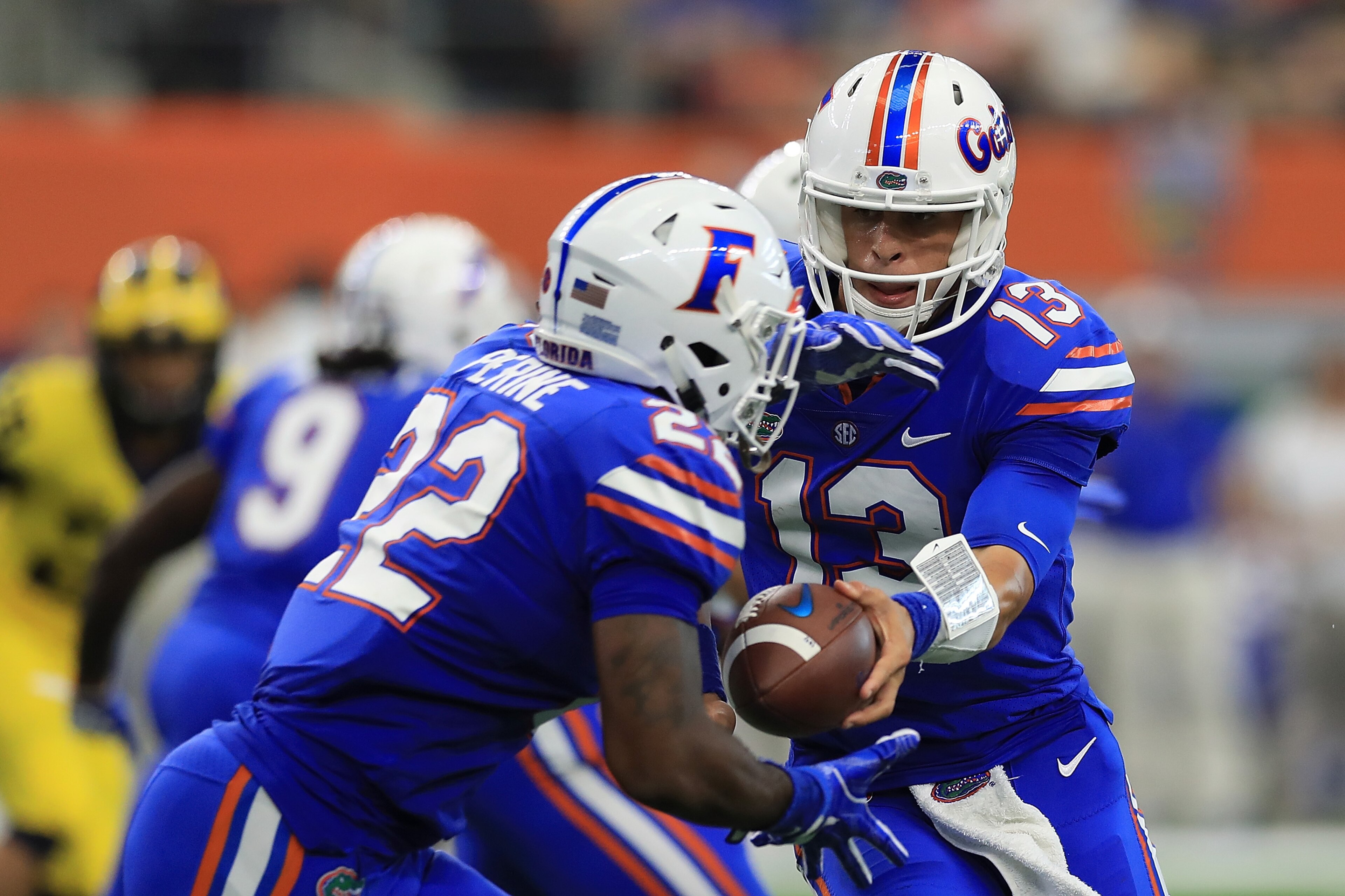 Florida's offense was trying to roll a boulder up a mountain against Michigan. Florida's offense was trying to roll a boulder up a mountain against Michigan.