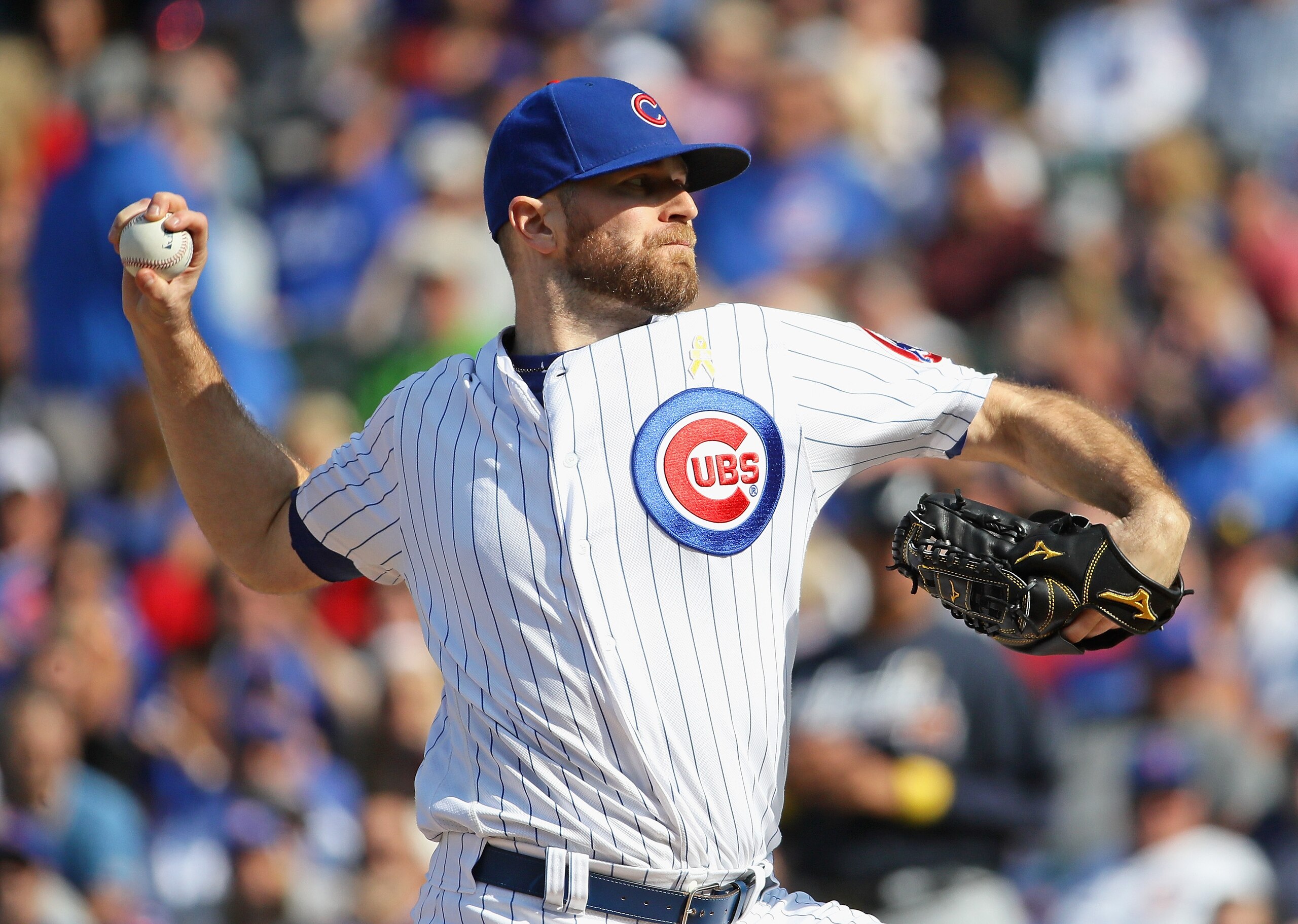 Chicago Cubs closer Wade Davis has not blown a save this season.