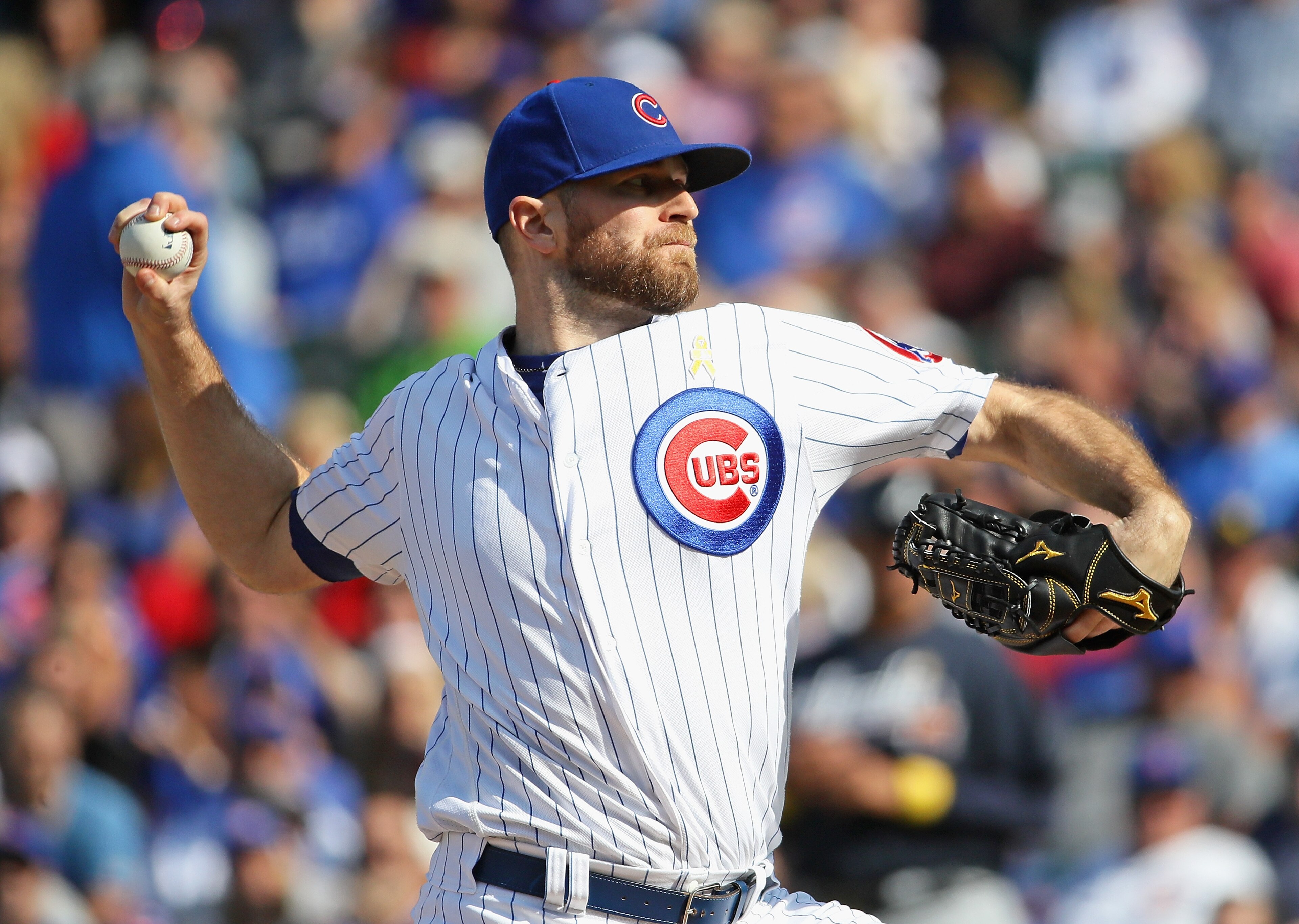Chicago Cubs closer Wade Davis has not blown a save this season.