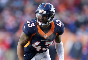 T.J. Ward is out in Denver.