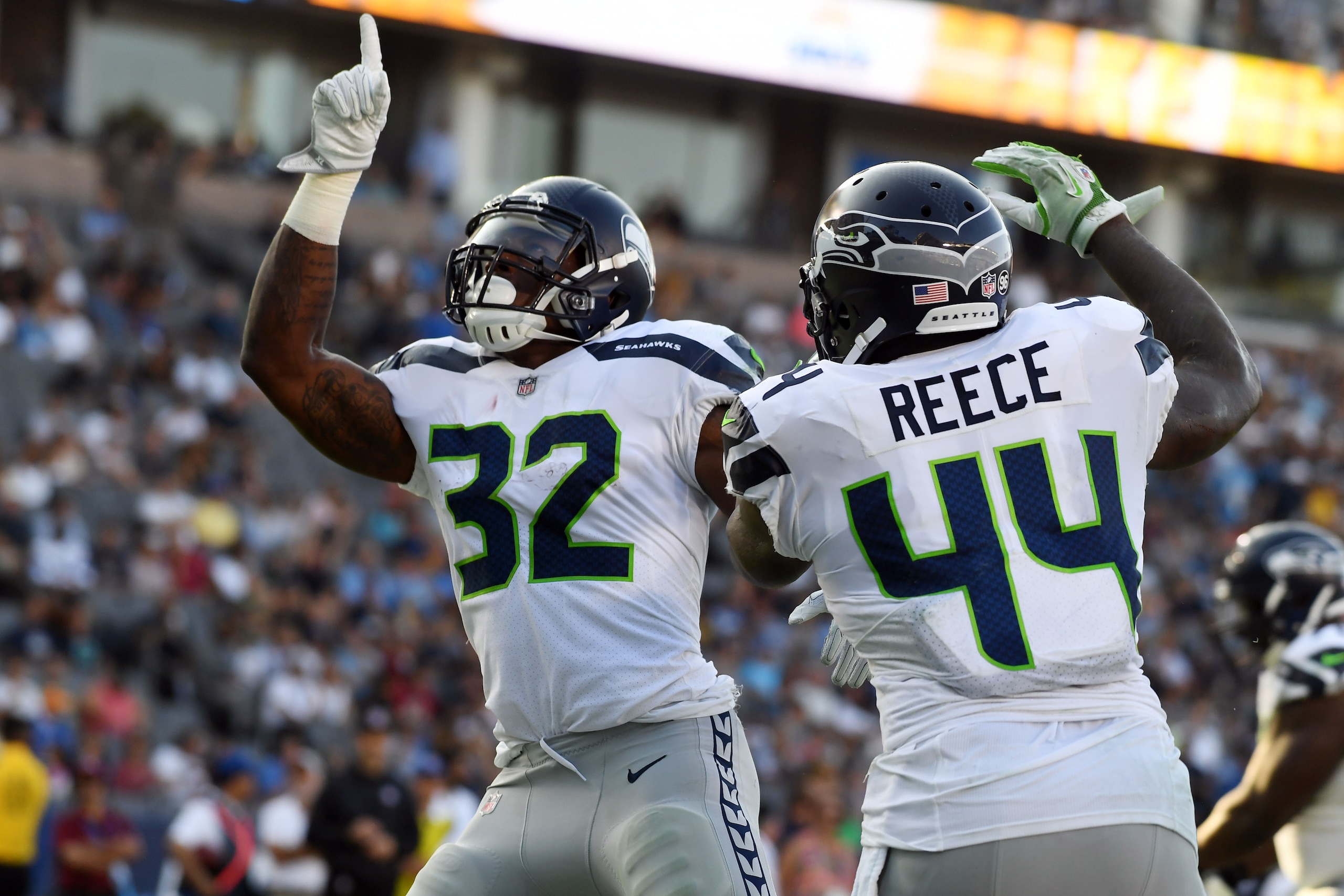 Chris Carson made the biggest impact in Seattle's backfield.