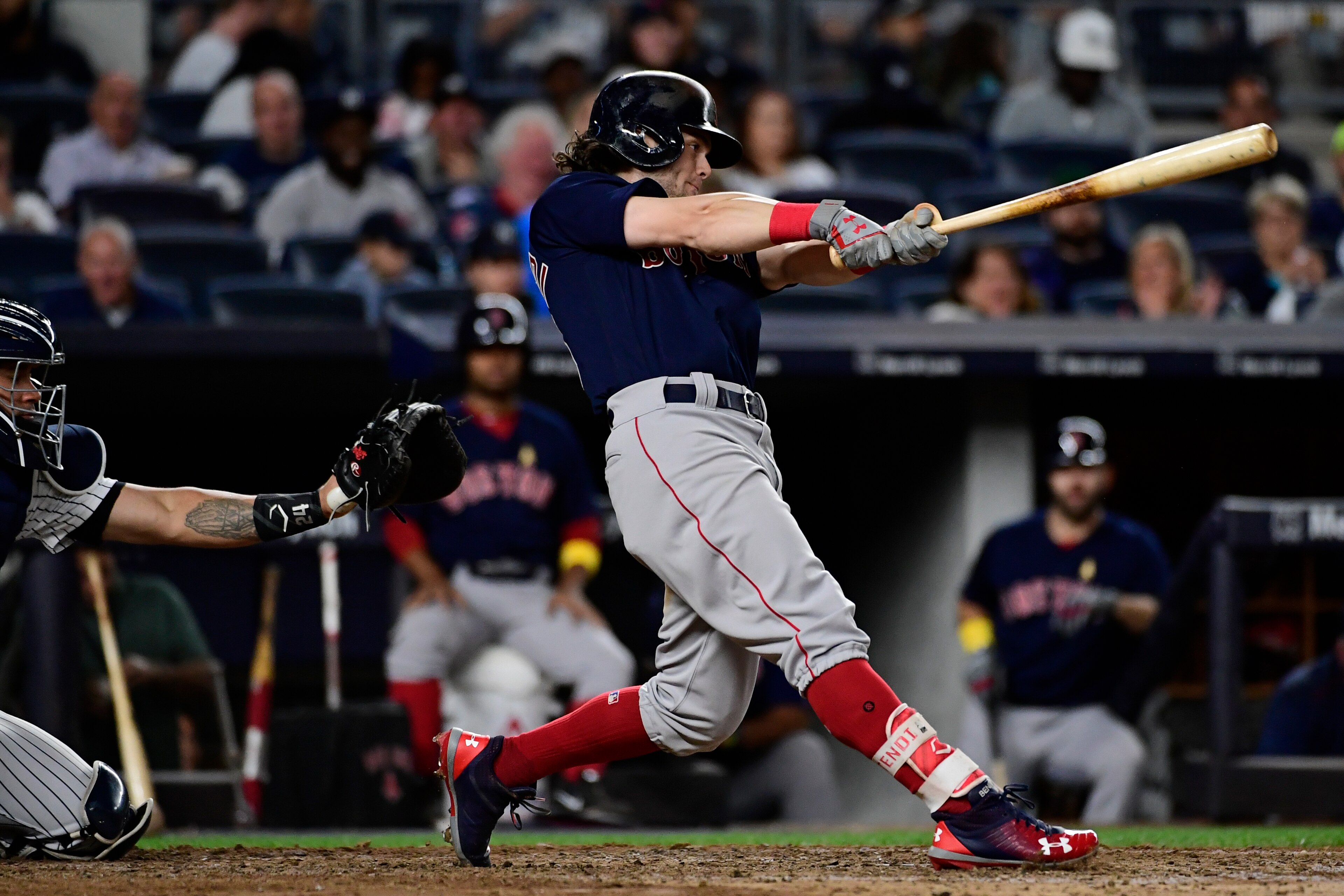 Andrew Benintendi is quickly becoming another star in Boston's outfield.