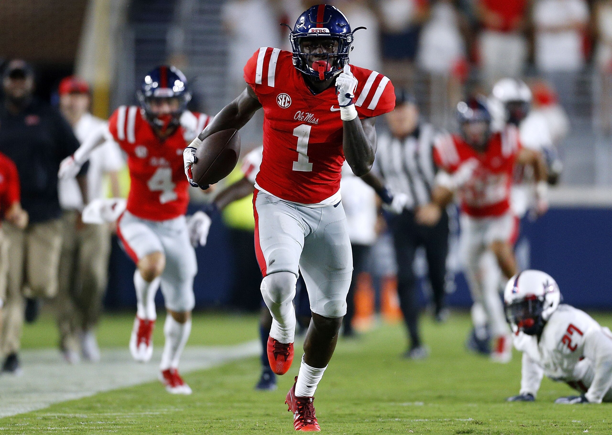 A.J. Brown destroyed South Alabama in the second half.