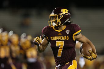 Amari Coleman had two of CMU's six interceptions.
