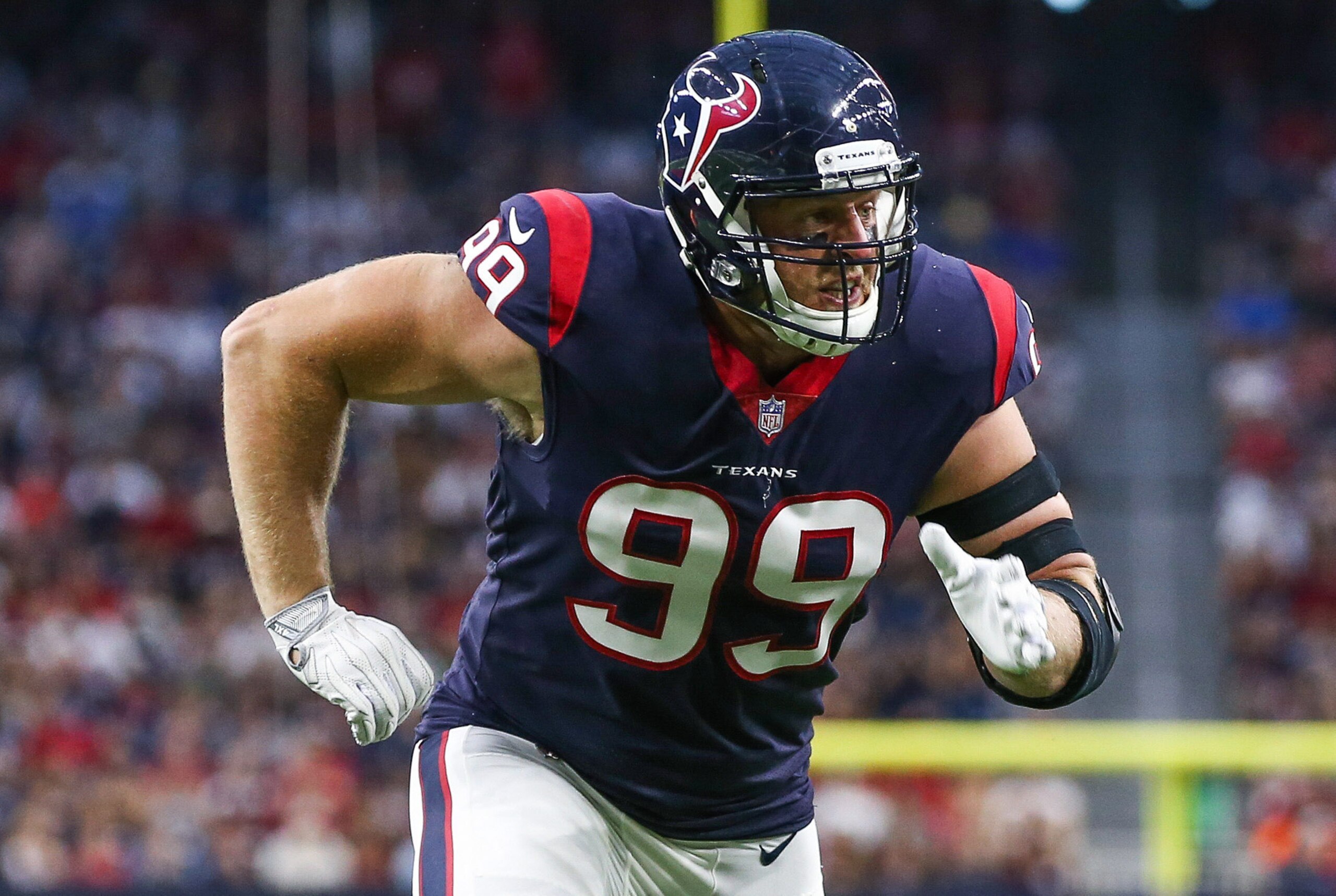J.J. Watt is back, guys.
