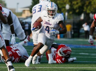 D'Angelo Brewer led a potent Tulsa rushing attack.