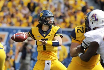 QB Will Grier has made himself right at home with West Virginia.