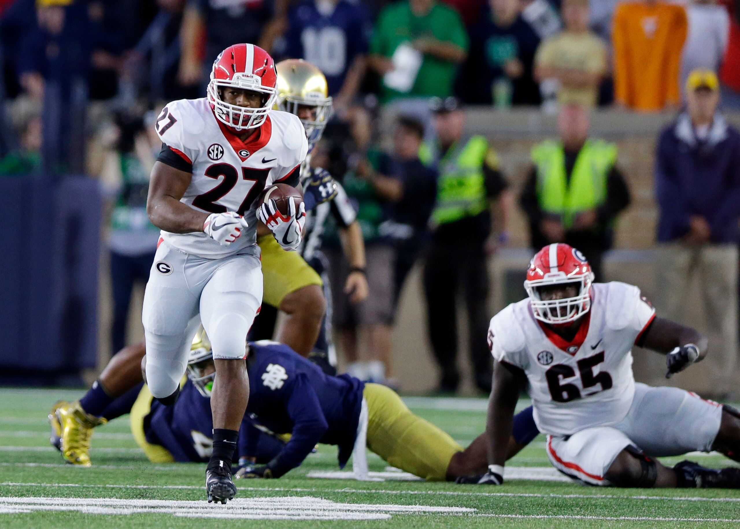 Nick Chubb is a powerful force in Georgia's backfield.