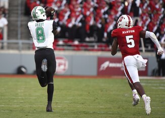 Tyre Brady caught anything he wanted against North Carolina State's secondary.