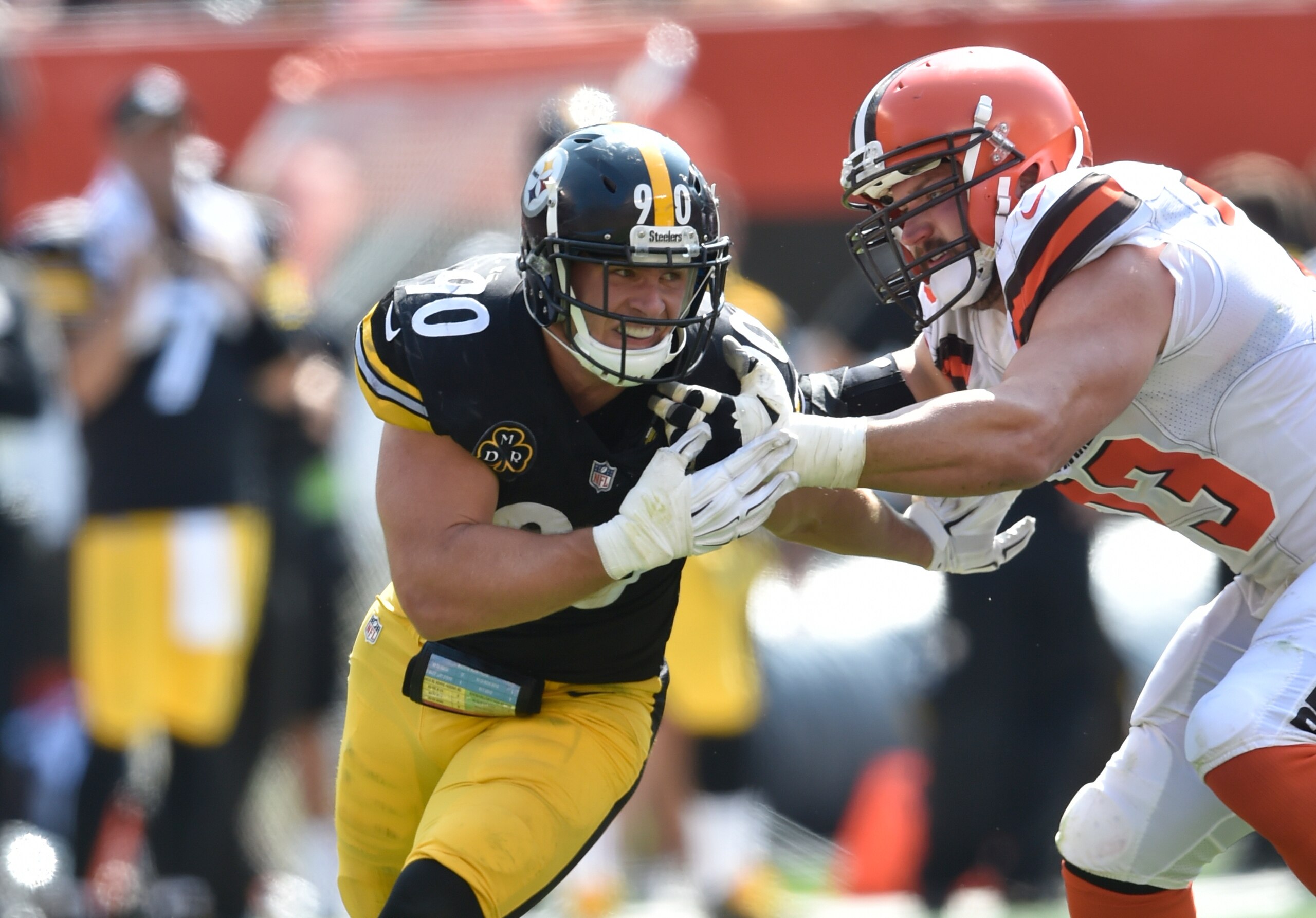 T.J. Watt was practically unstoppable in his NFL debut. T.J. Watt was practically unstoppable in his NFL debut.