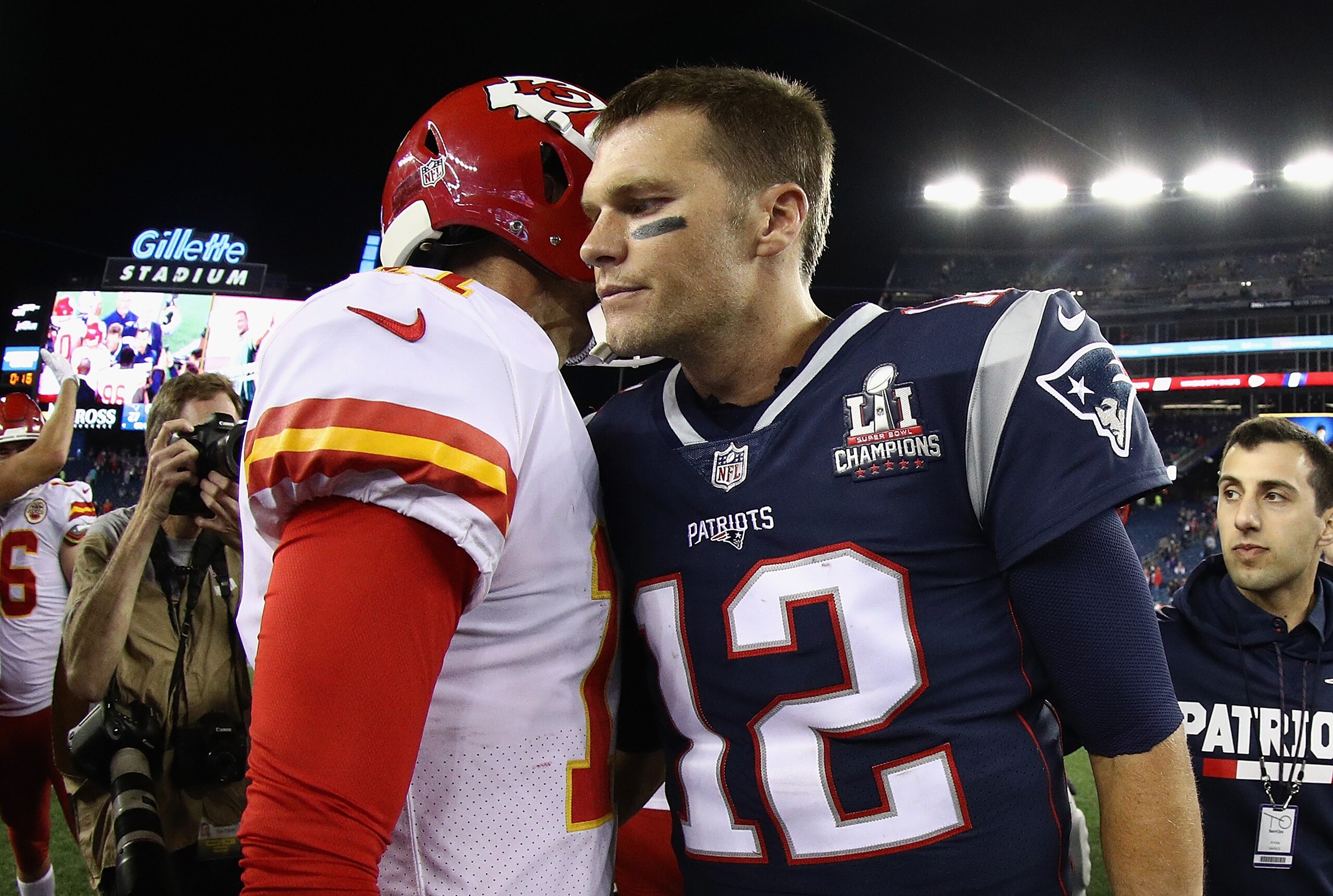 Alex Smith got the better of preseason MVP front-runner Tom Brady in Week 1. Alex Smith got the better of preseason MVP front-runner Tom Brady in Week 1.