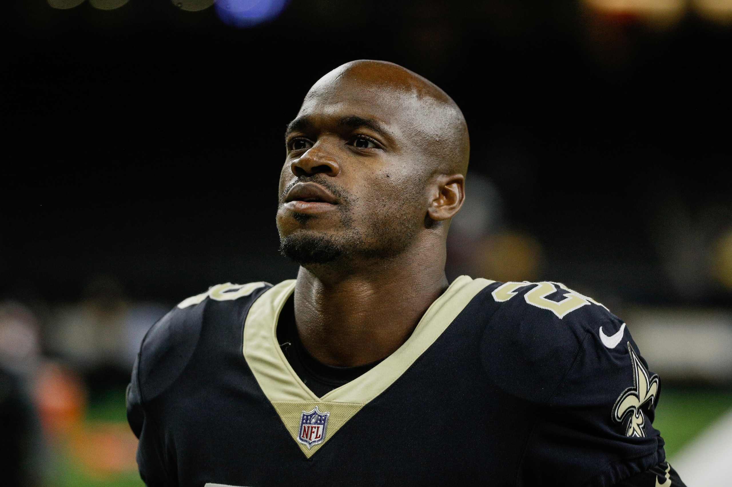 Is Adrian Peterson already regretting signing with the Saints?