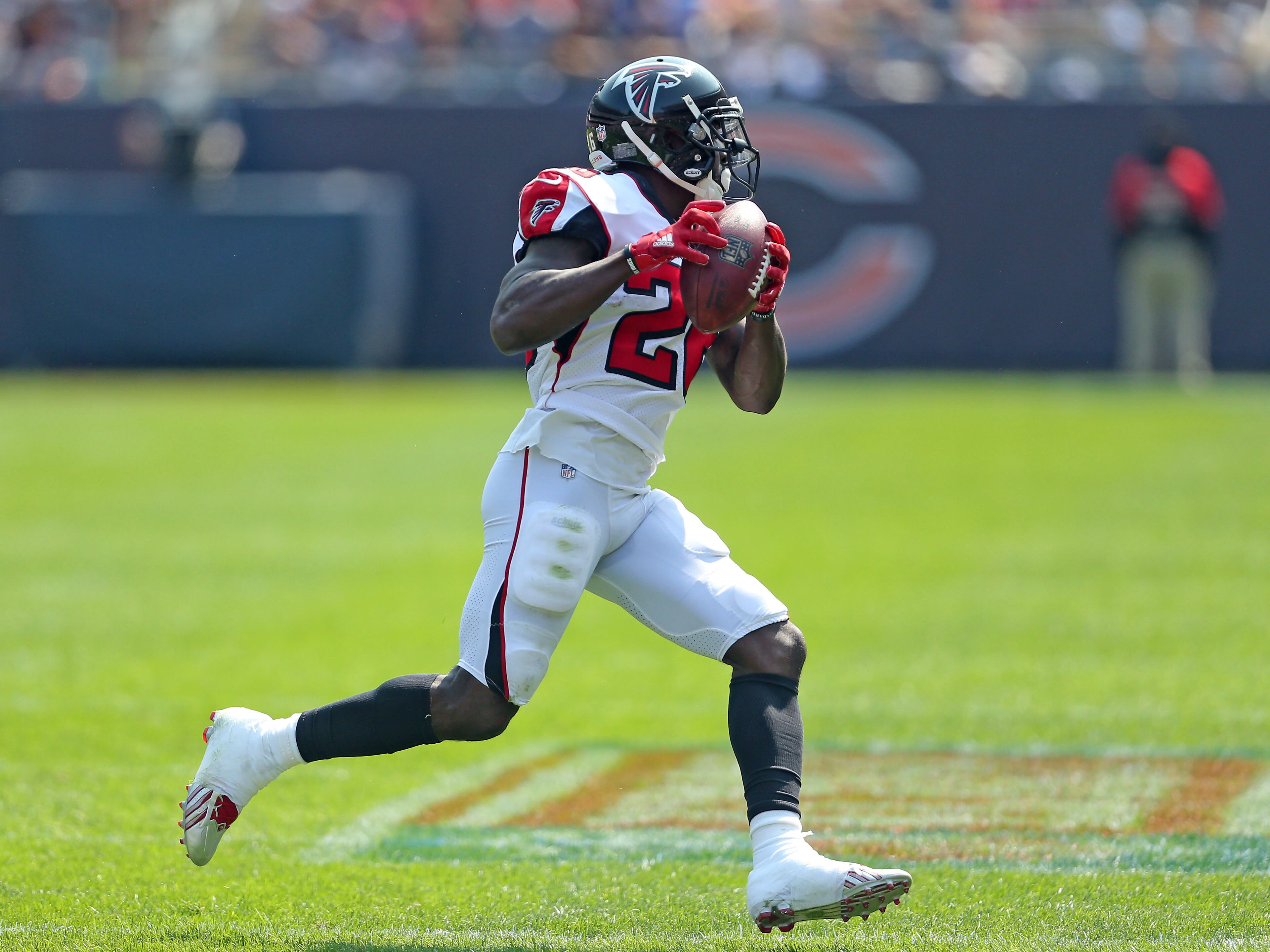 The Falcons kept Tevin Coleman in the mix.