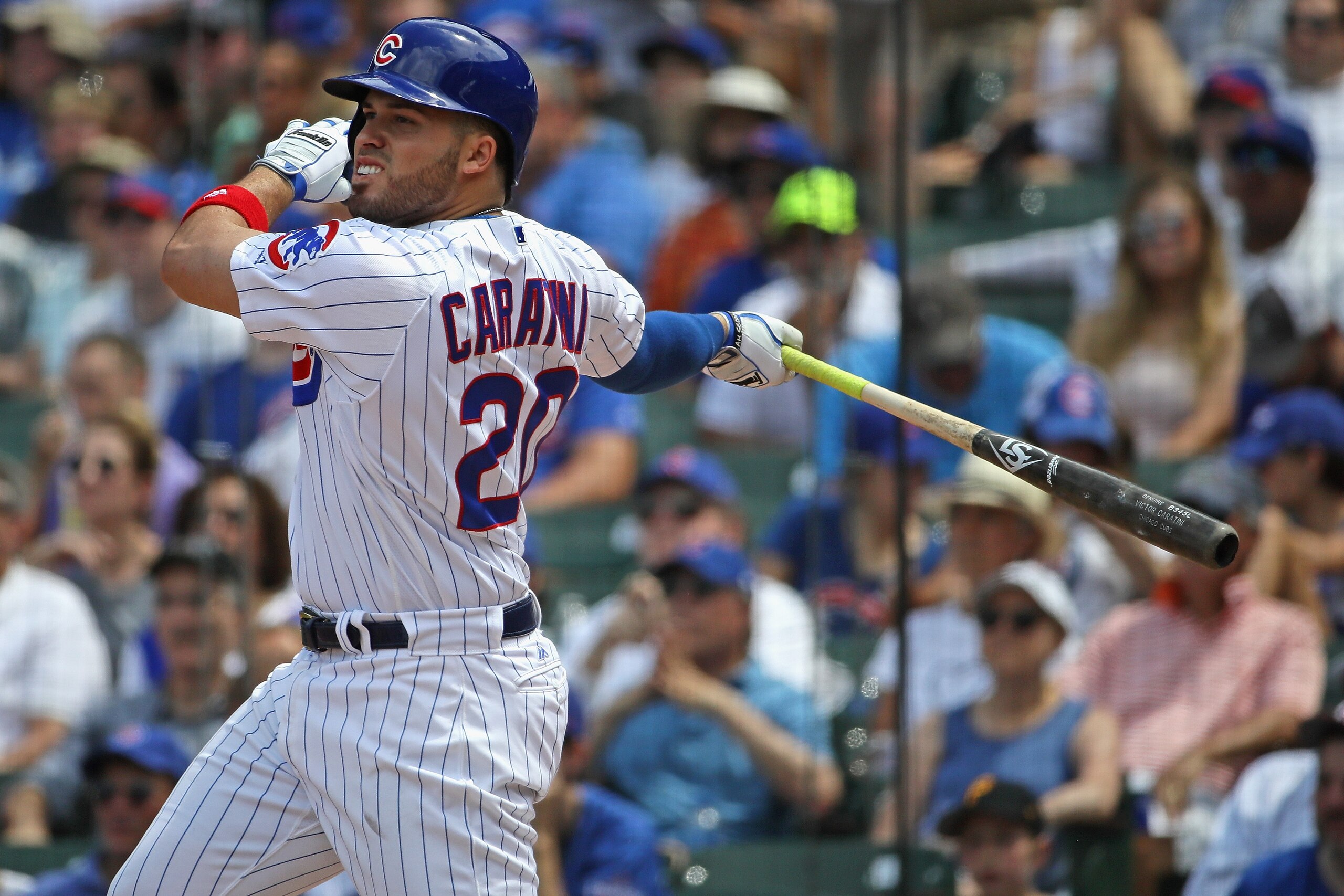 Victor Caratini, an impressive catching prospect for the Chicago Cubs, joined the roster again as a September call-up. Victor Caratini, an impressive catching prospect for the Chicago Cubs, joined the roster again as a September call-up.