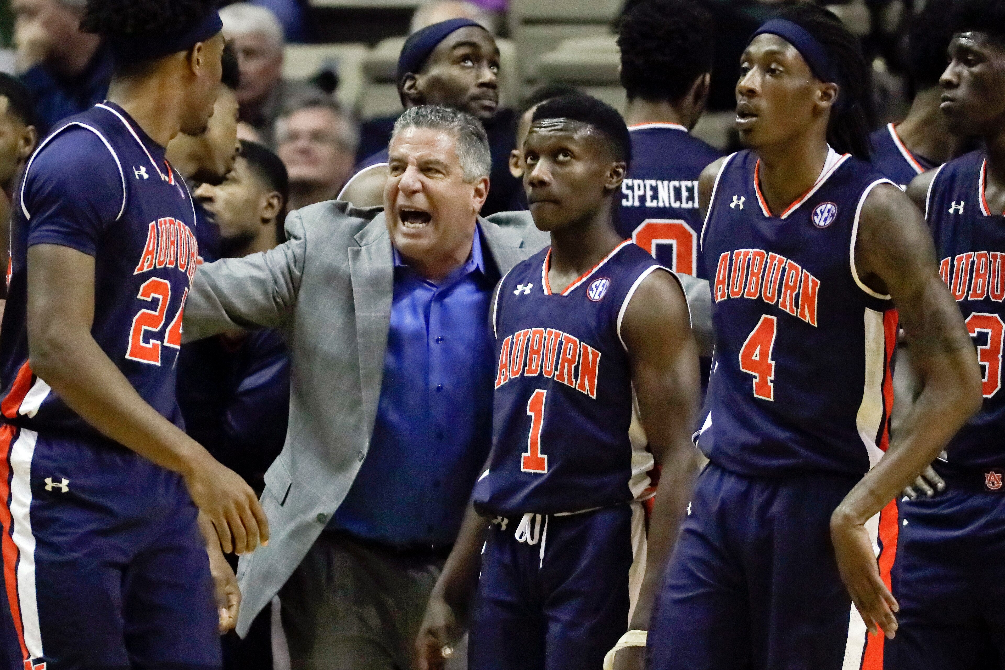 Bruce Pearl and the Auburn Tigers.