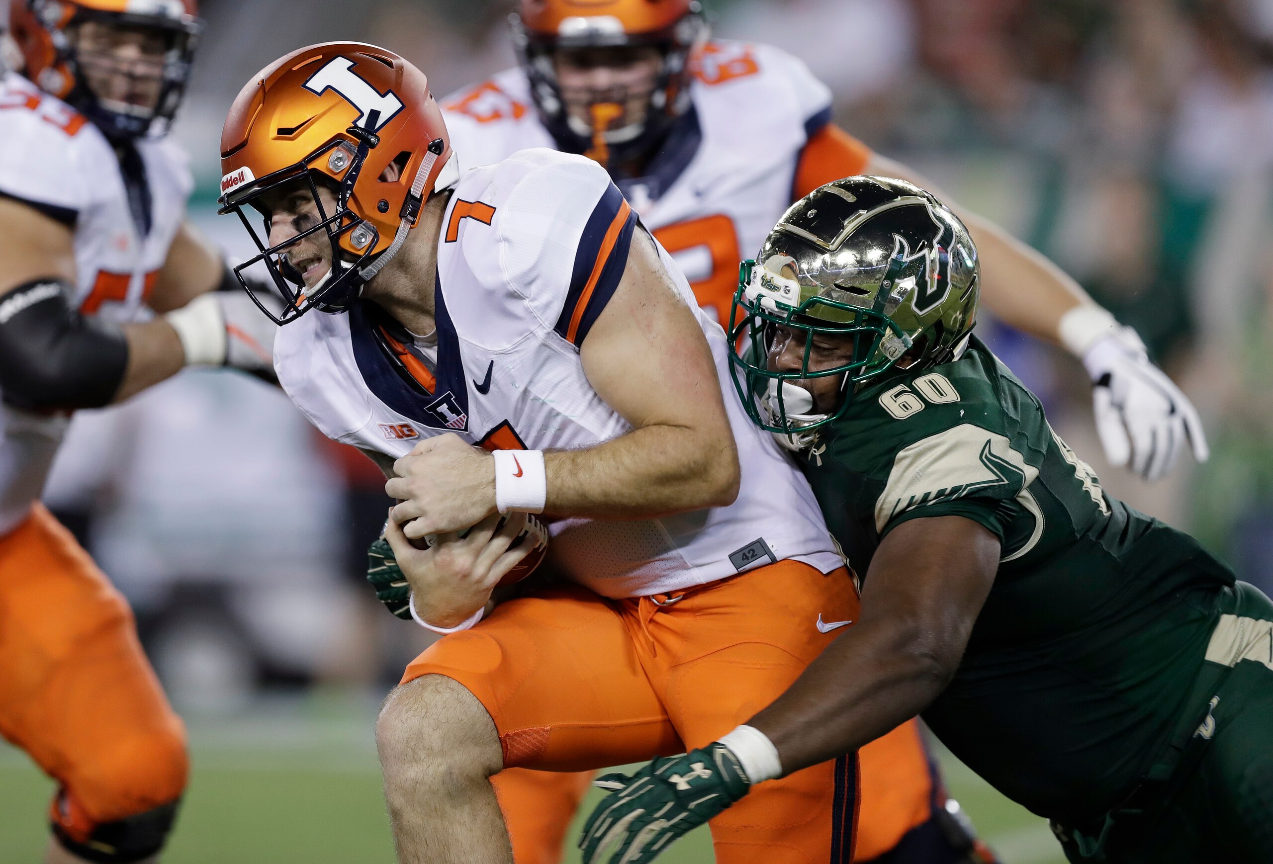 Illinois vs. South Florida was a challenge to watch at times.