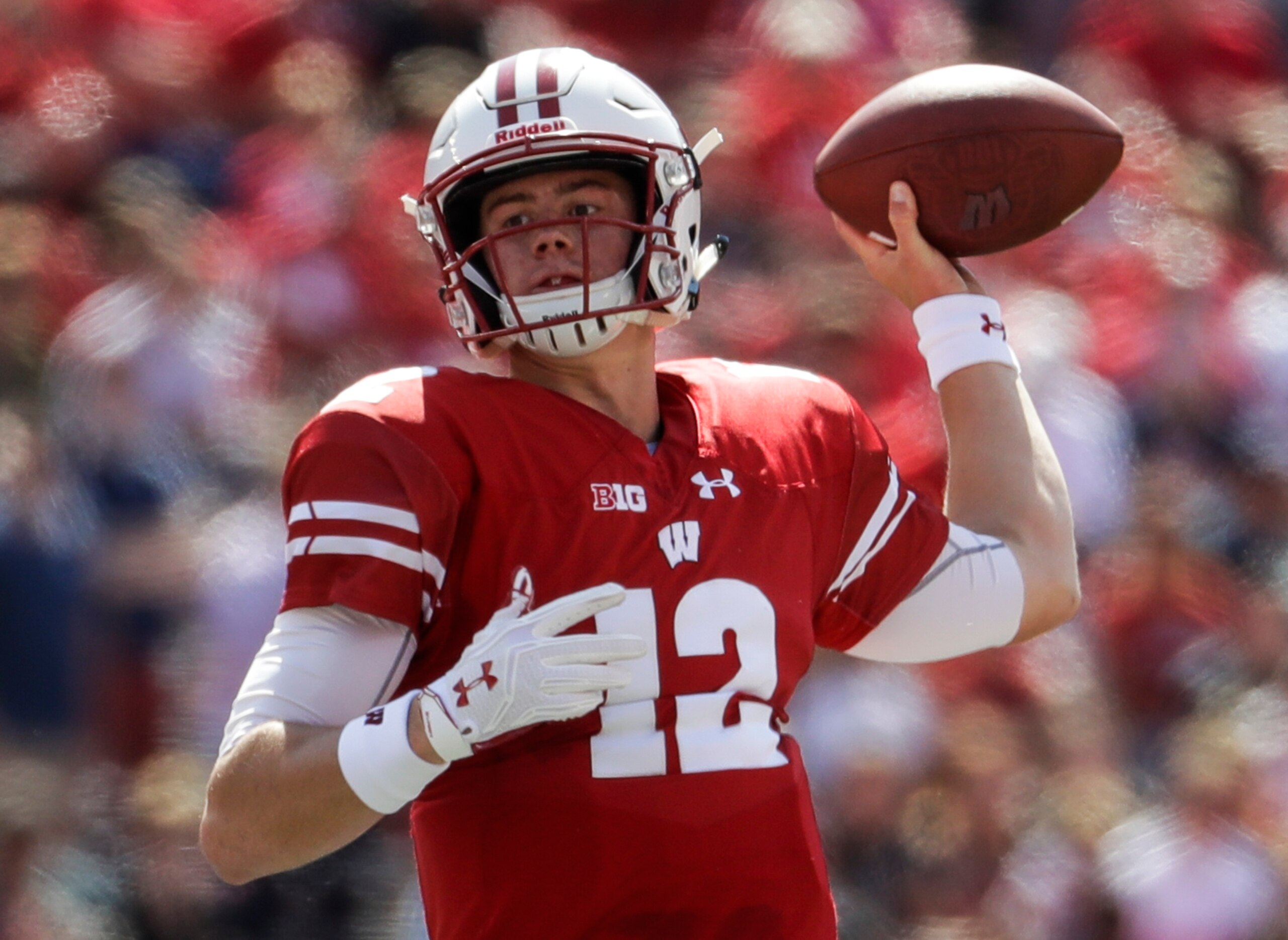Alex Hornibrook only missed his mark once against BYU.