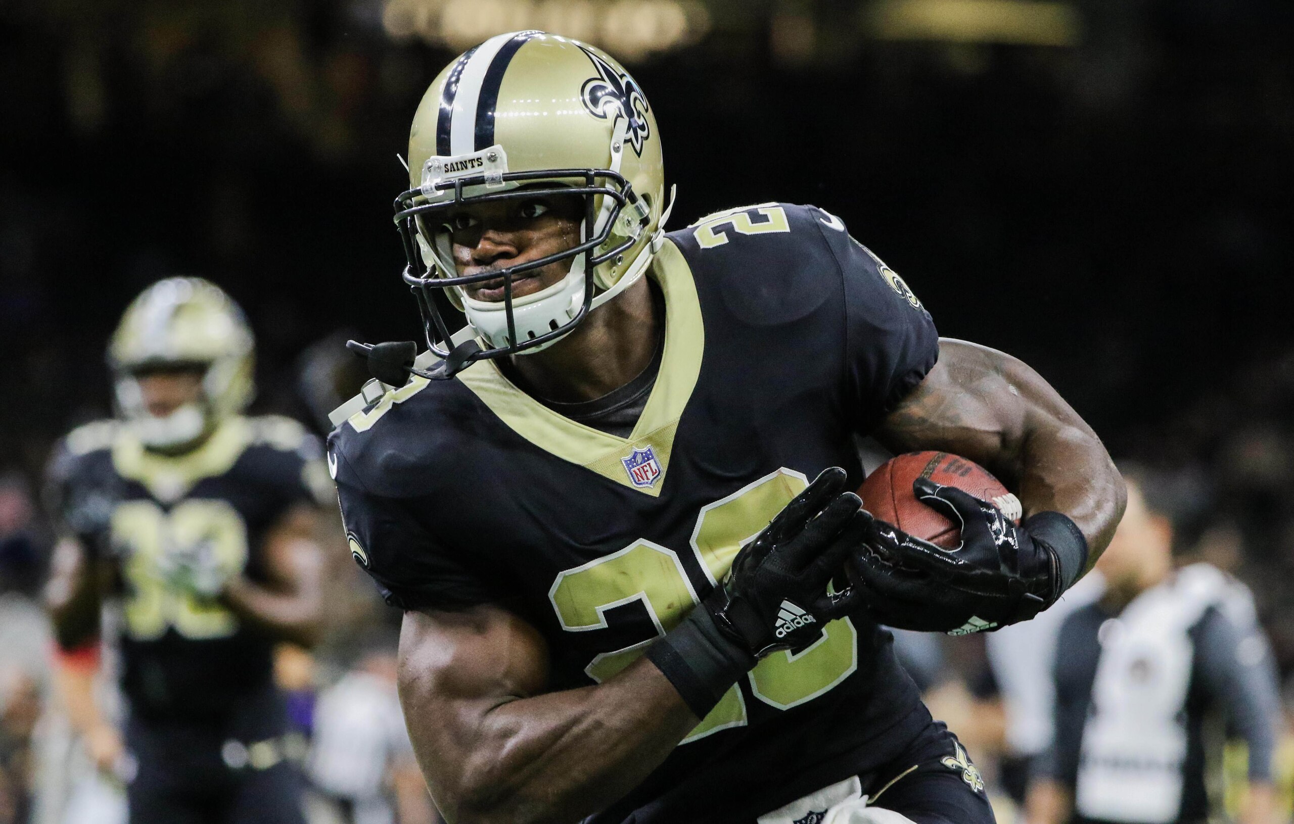 Nothing is going right for Adrian Peterson in New Orleans.