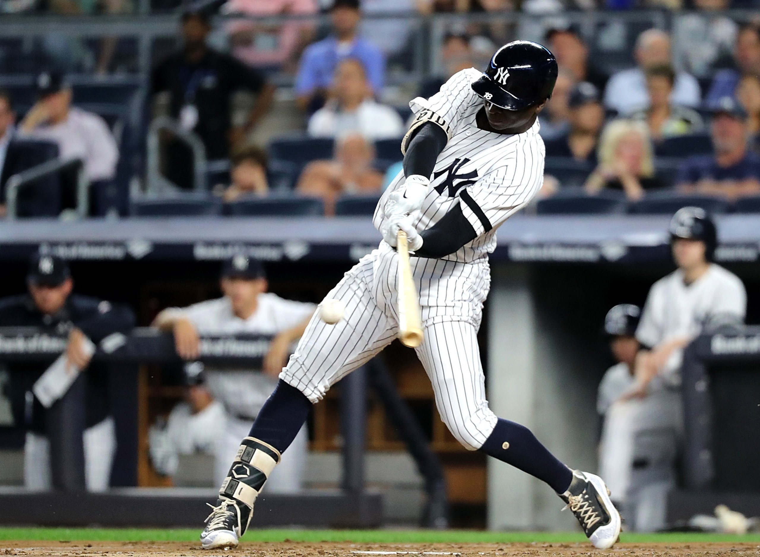 Gregorius has hit a career-high 25 home runs this season.