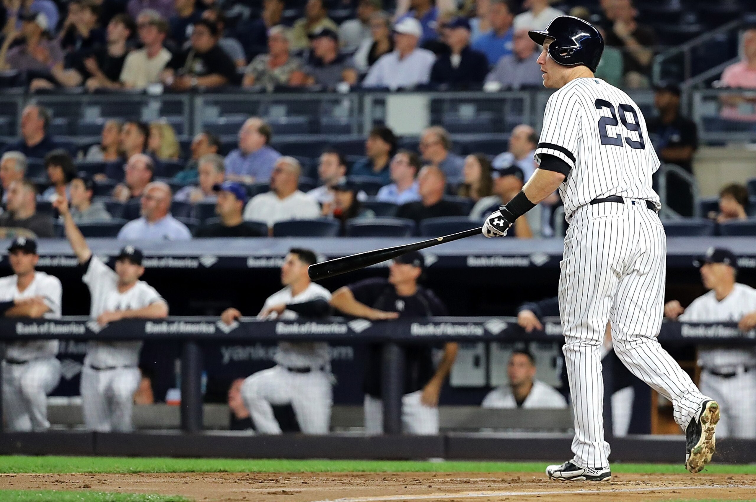 Frazier has hit 10 home runs and drawn plenty of walks since joining the Yankees in July.