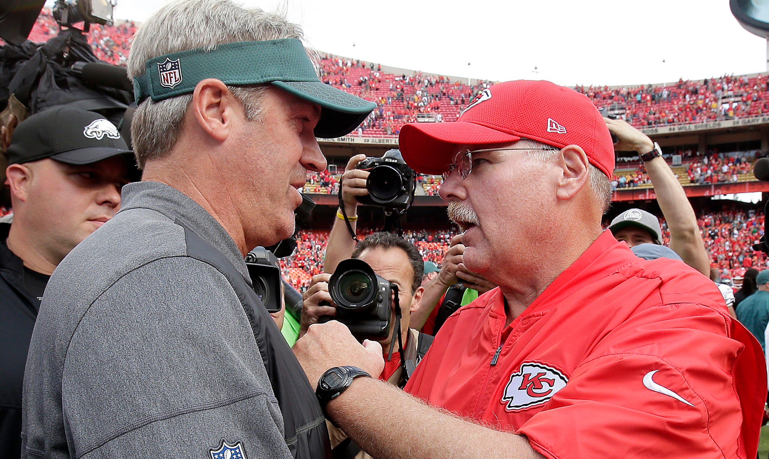 Andy Reid took care of business against his former team.