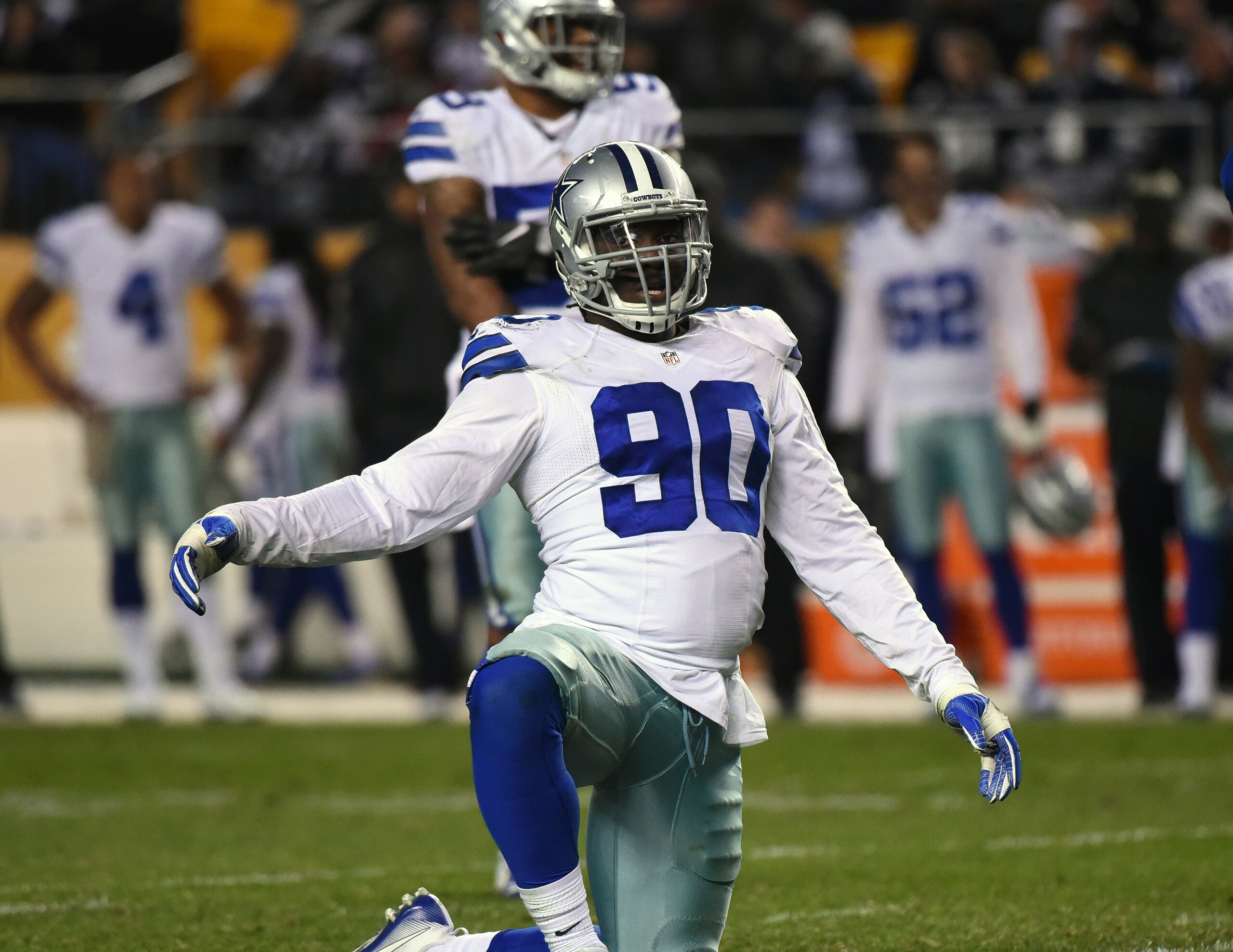 Demarcus Lawrence has 3.5 sacks already in 2017.