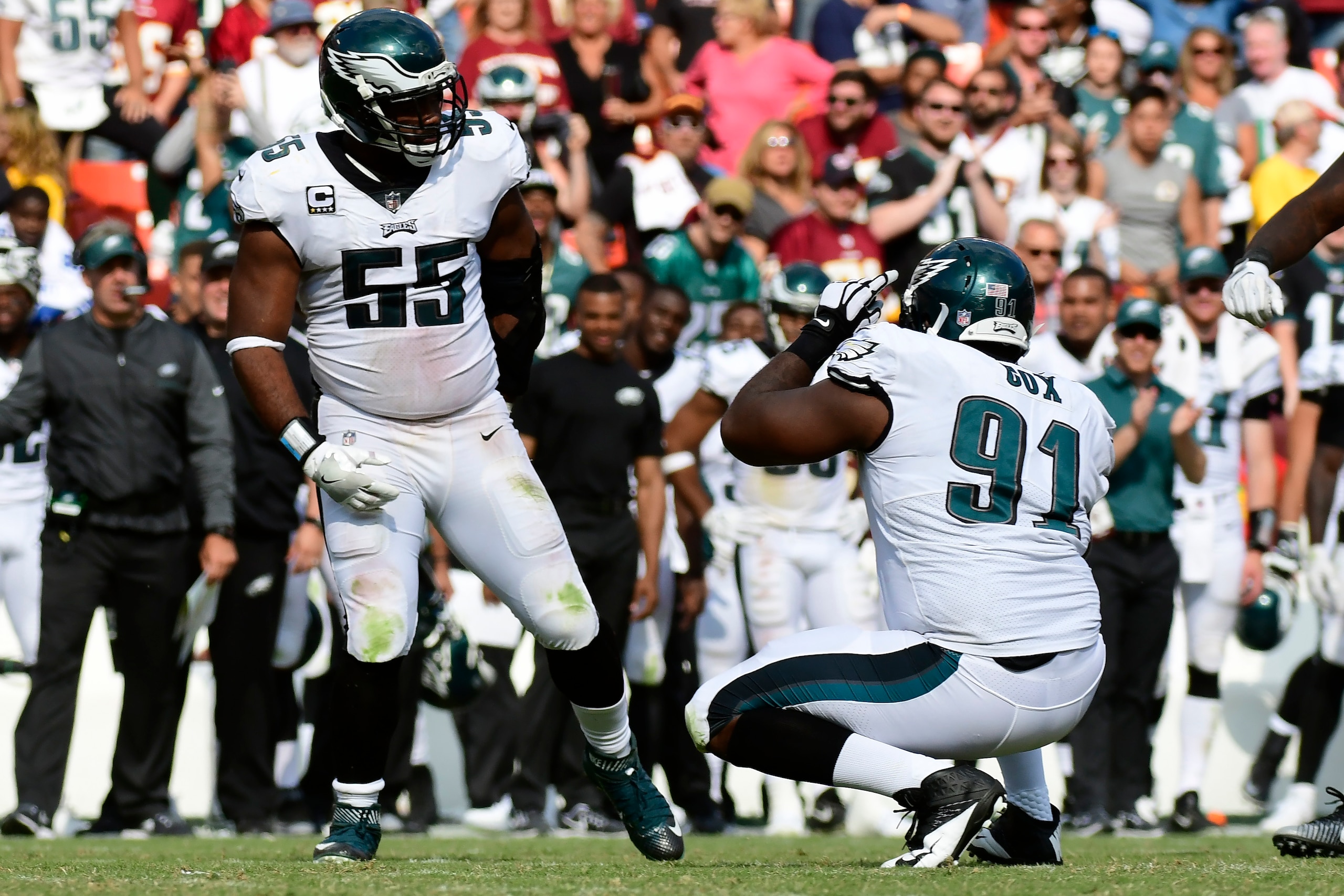 Expect the Eagles defense to make life difficult for Eli Manning and the Giants.